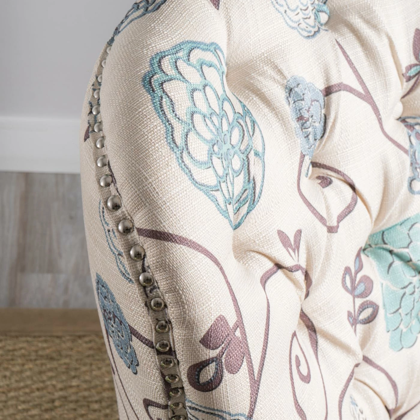 Discount ๐ Best Selling Home Arm Chairs Jerome Floral Fabric Club Chair ๐ - Image 4