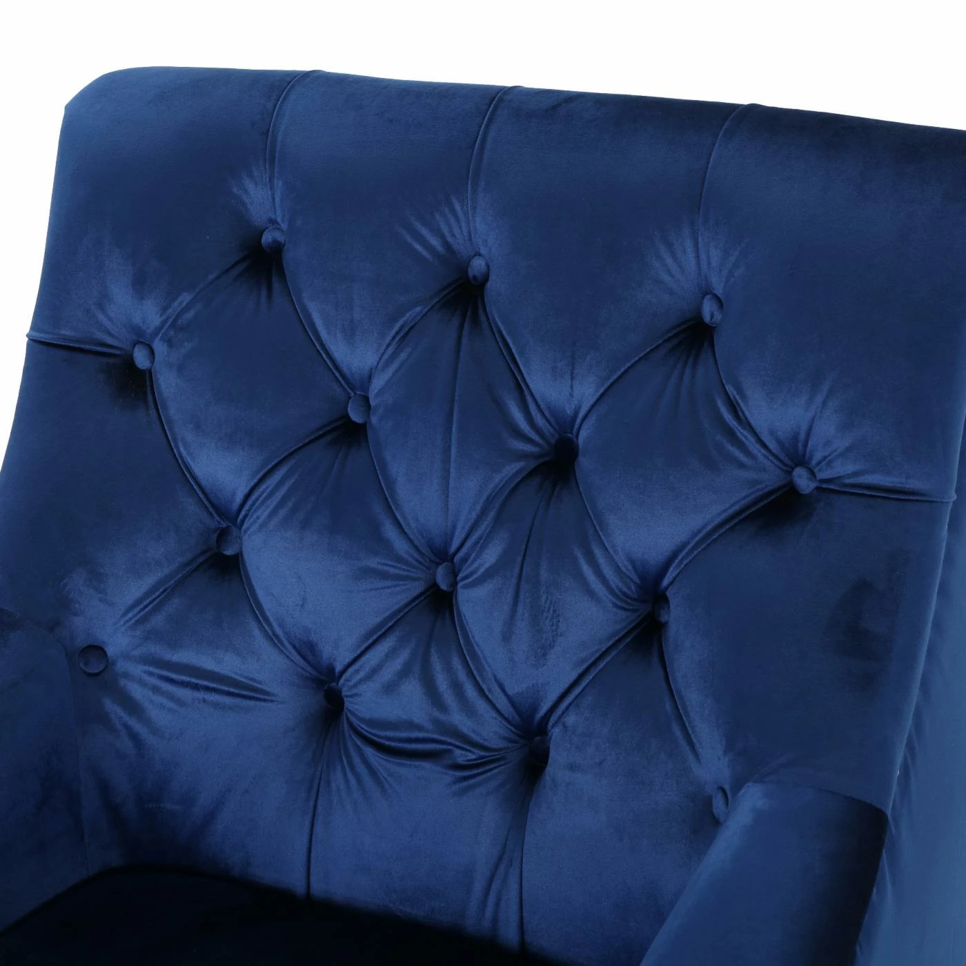 Budget βοΈ Best Selling Home Arm Chairs Jaclyn Velvet Tufted Club Chair π - Image 3