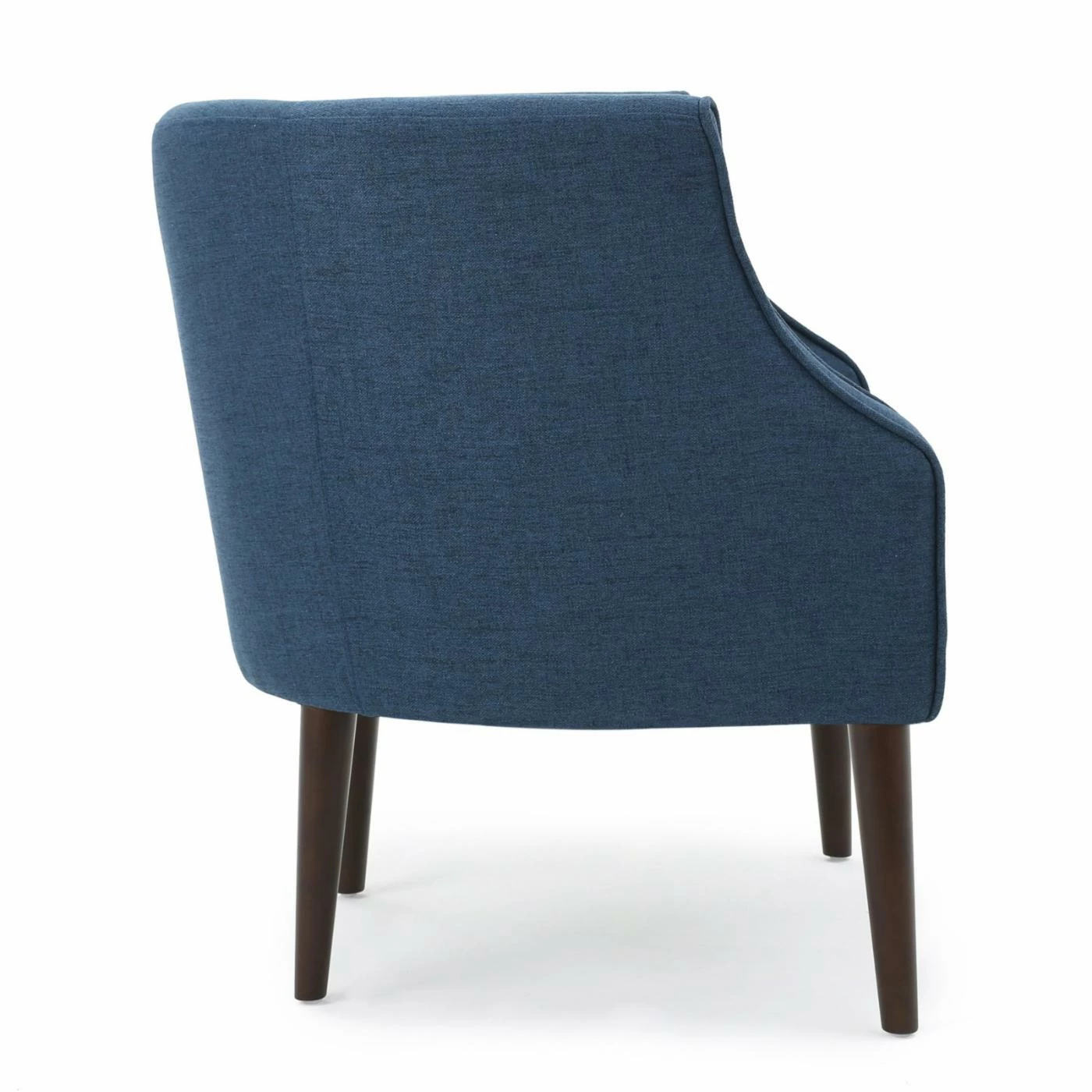 Best Sale โญ Best Selling Home Barrel Chairs Brandi Navy Blue Fabric Club Chair ๐ - Image 4