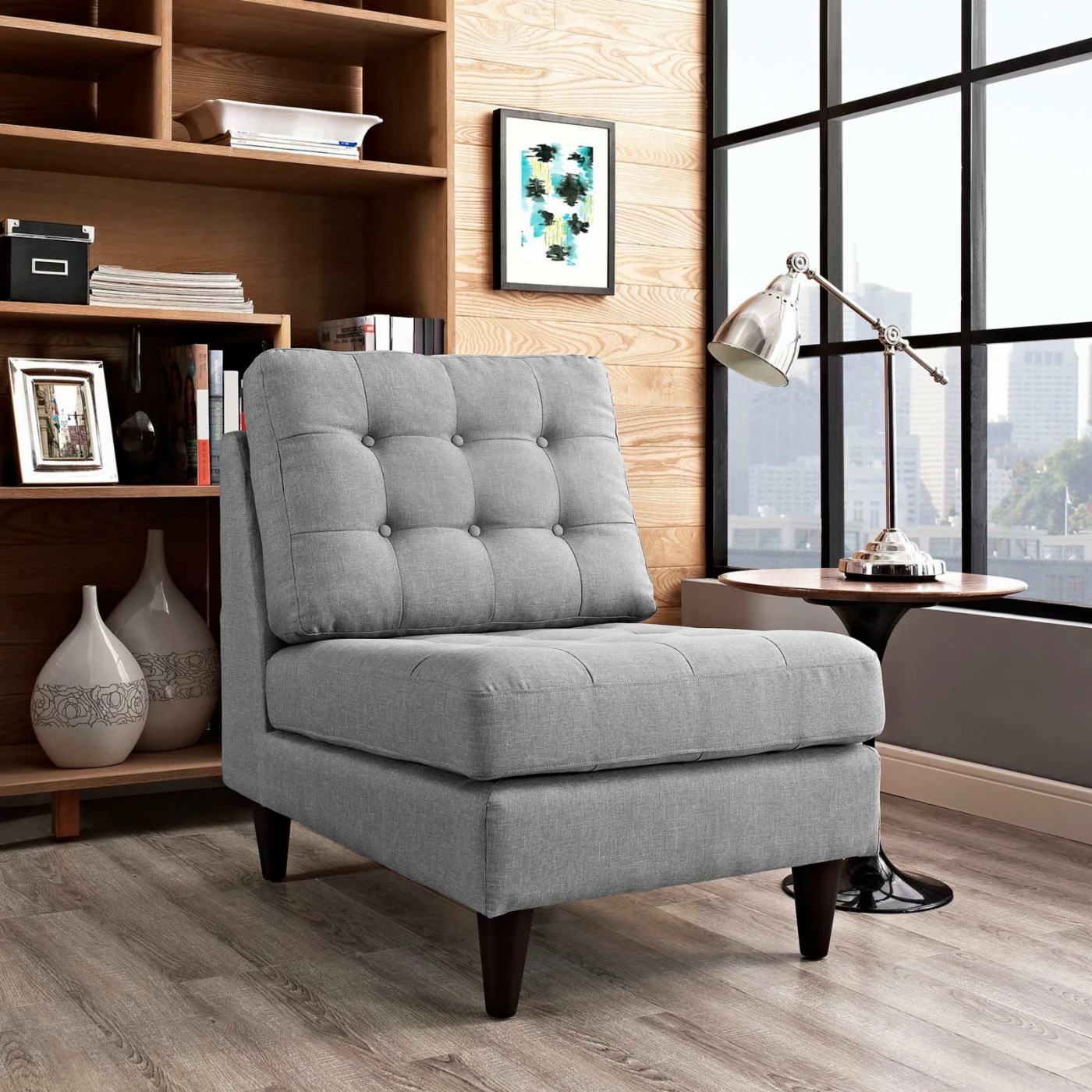 New โญ Armless Chairs Modway Empress Lounge Chair ๐ - Image 4