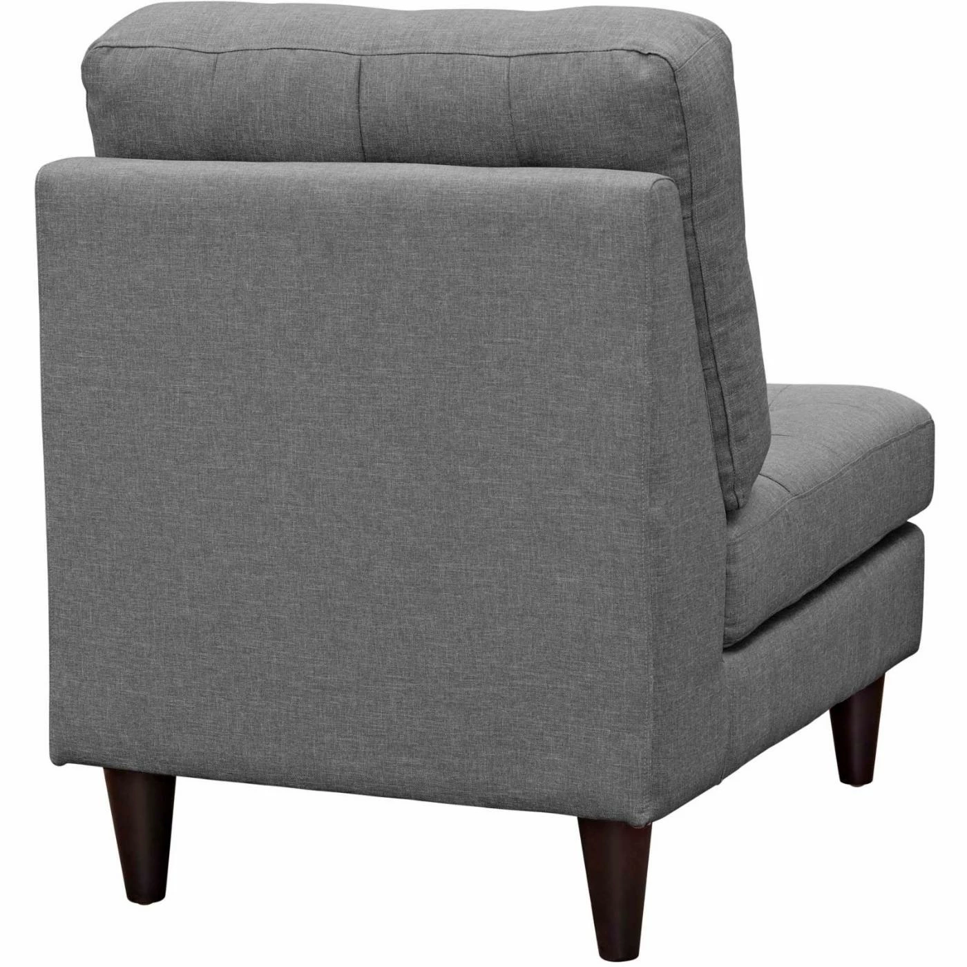 Cheap ๐ฏ Armless Chairs Modway Empress Upholstered Fabric Lounge Chair ๐คฉ - Image 4