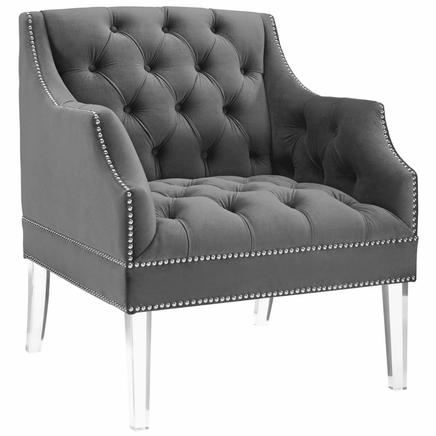 Top 10 ๐ Arm Chairs Modway Proverbial Tufted Button Accent Performance Velvet Arm Chair ๐ฅ - Image 4