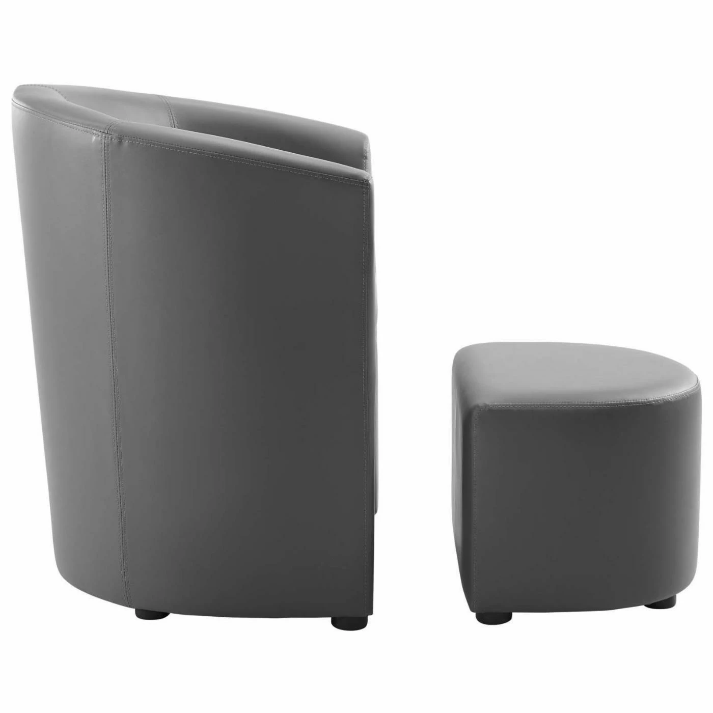 Deals ๐ Barrel Chairs Modway Divulge Armchair And Ottoman ๐ - Image 4