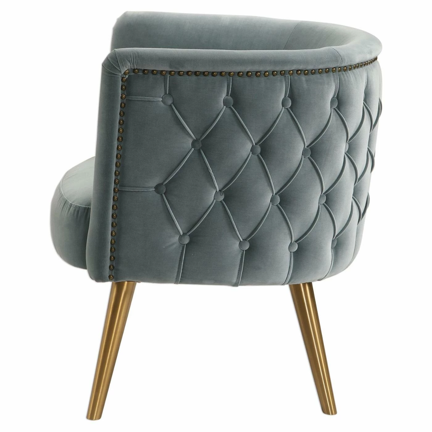 Wholesale ๐ Barrel Chairs Uttermost Haider Gray Accent Chair ๐ฅฐ - Image 4