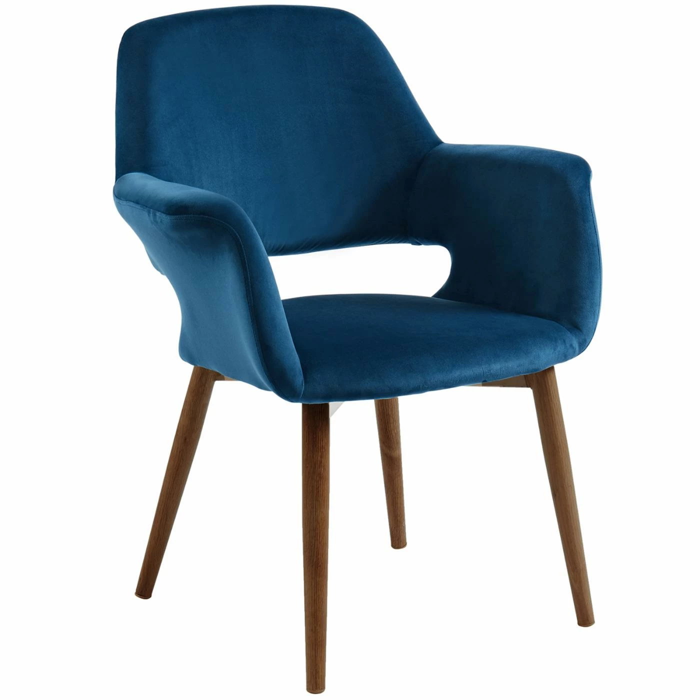 Buy ๐คฉ Arm Chairs WHI Velvet Accent Chair ๐ - Image 4