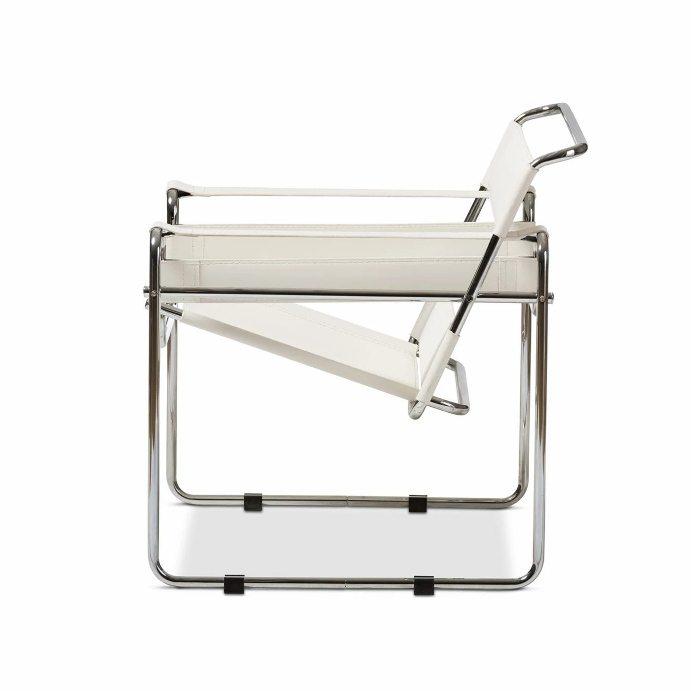 Discount ๐ Arm Chairs Baxton Studio Jericho Leather Accent Chair - White ๐ฅ - Image 4