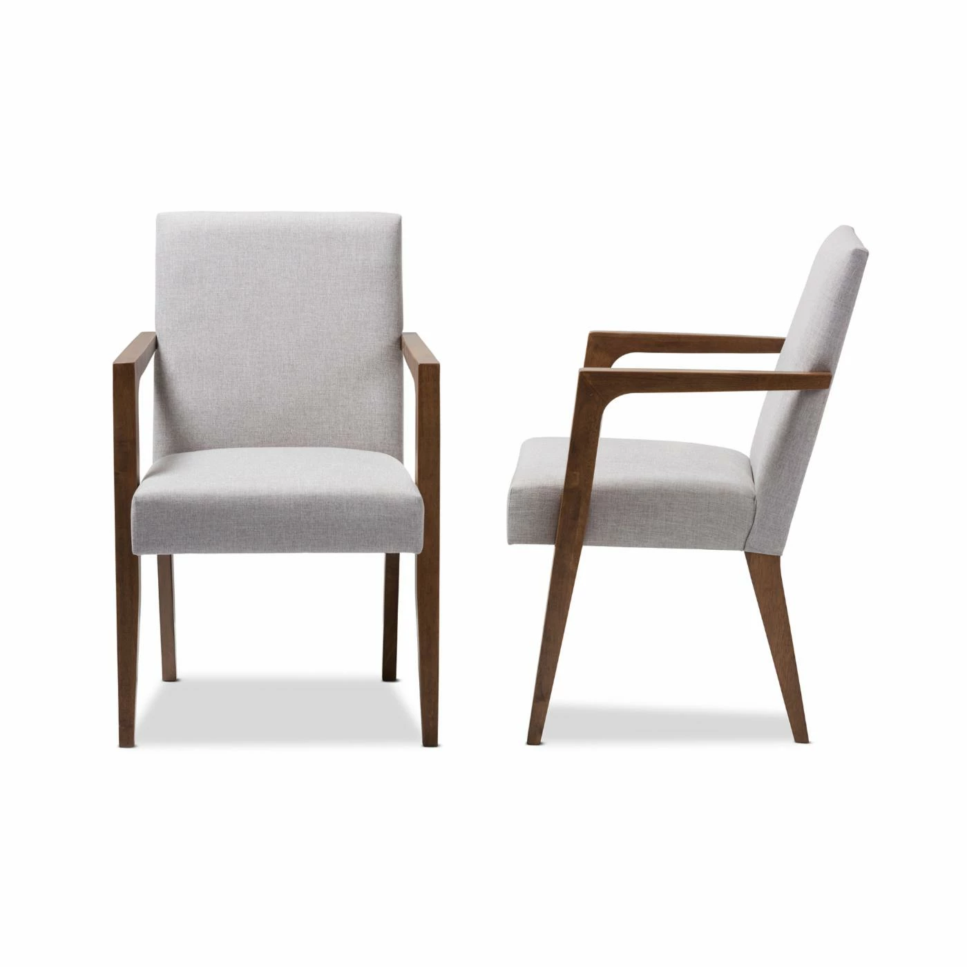 Flash Sale ๐ Arm Chairs HN Home Bassetti Mid-Century Modern Upholstered Wooden Armchair - Set Of 2 โญ - Image 4
