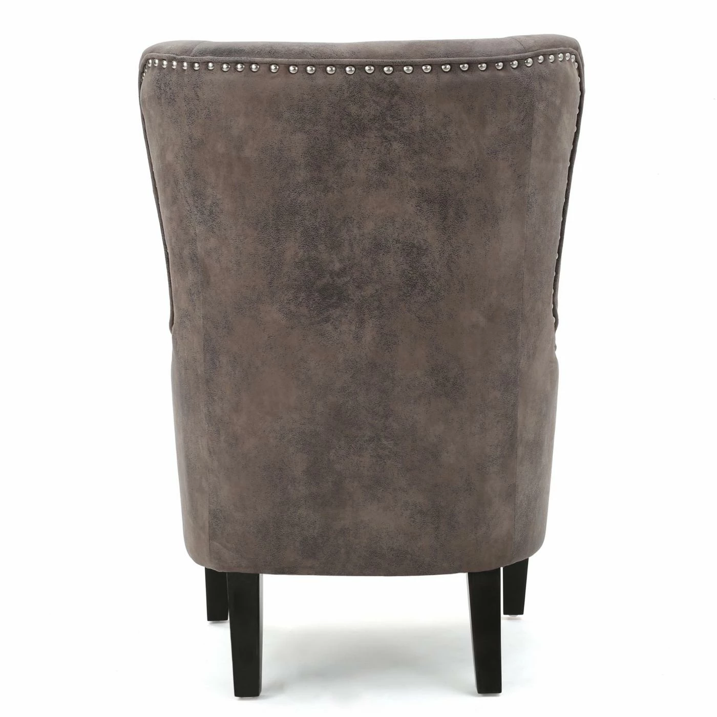 New β Best Selling Home Wingback Chairs Lorenzo Upholstered High Back Studded Accent Chair π - Image 5