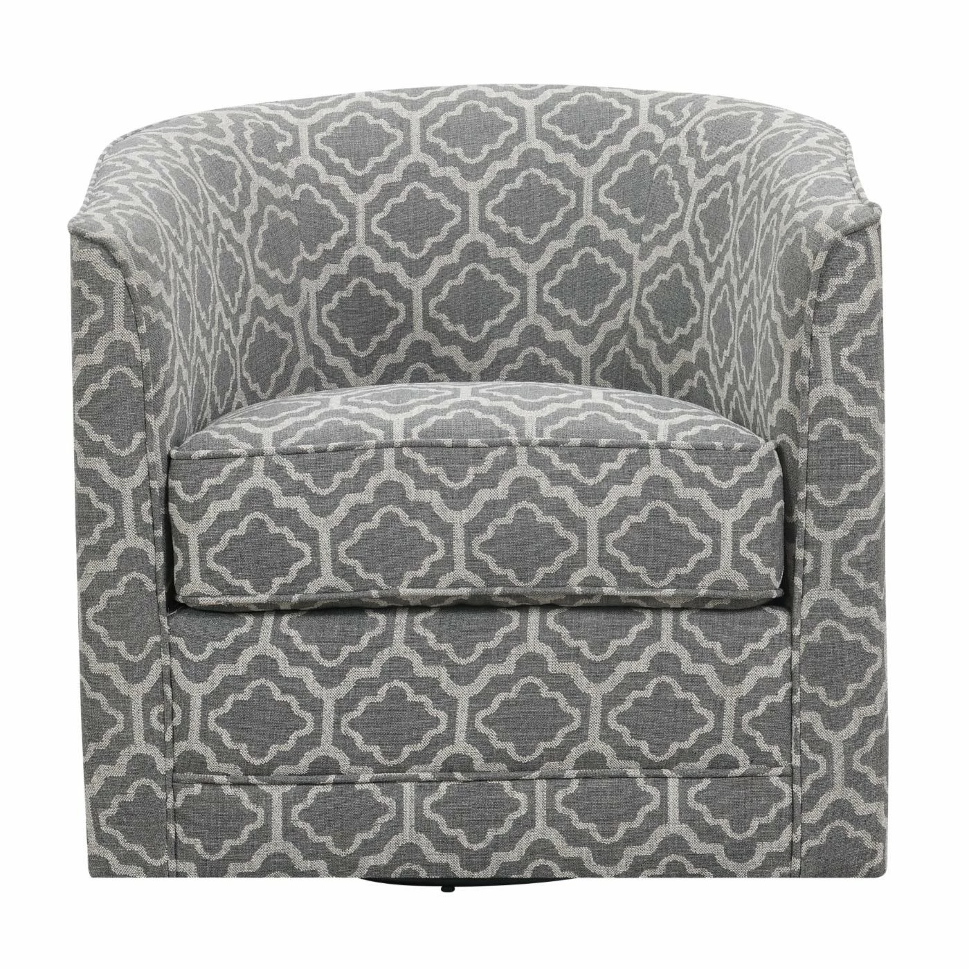Coupon ๐ Wallace & Bay Barrel Chairs Wallace & Bay Little Graphic Fabric Swivel Accent Chair ๐ฏ - Image 6
