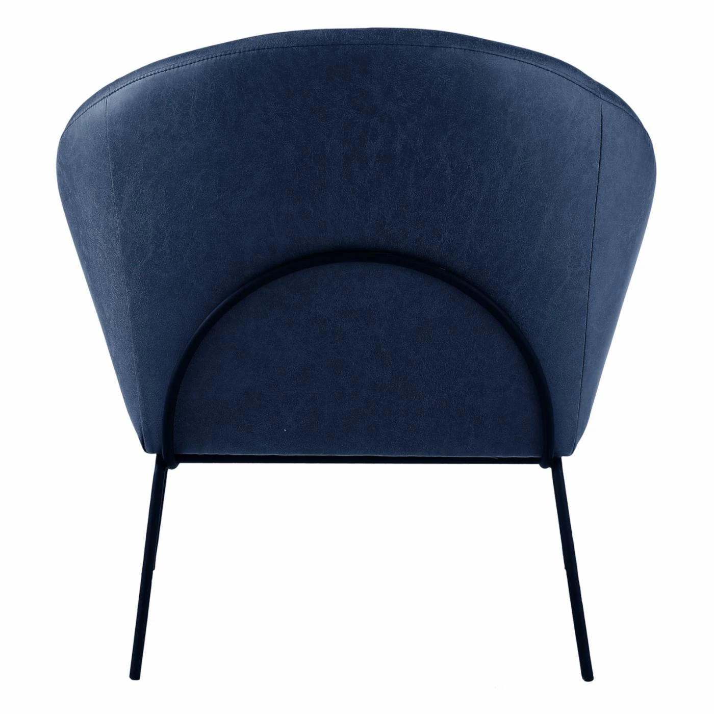 Hot Sale ๐ Arm Chairs Nicole Miller Terrell Polyurethane Leather Barrel Accent Chair ๐งจ - Image 6