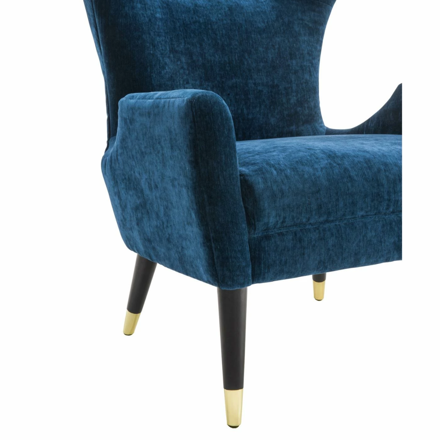 Hot Sale ๐ Wingback Chairs TOV Furniture Logan Grey Velvet Chair ๐ - Image 6