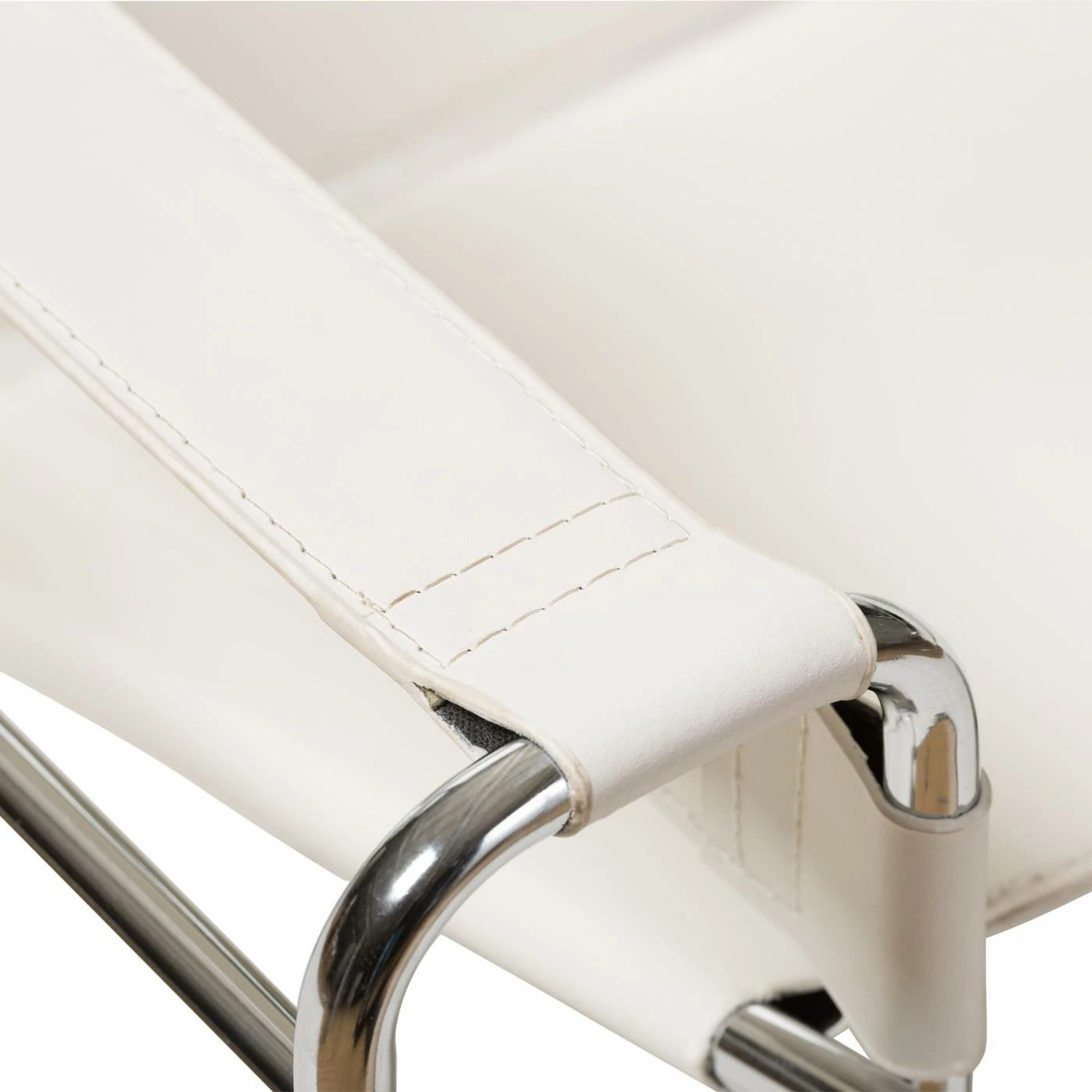 Discount ๐ Arm Chairs Baxton Studio Jericho Leather Accent Chair - White ๐ฅ - Image 6