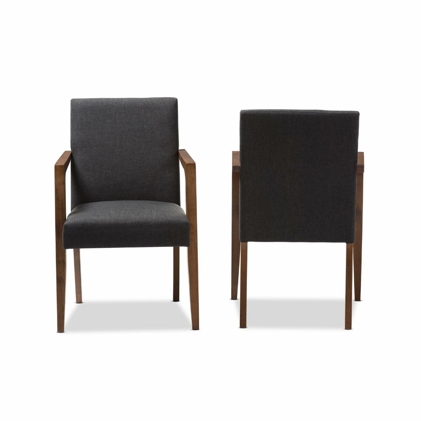 Flash Sale ๐ Arm Chairs HN Home Bassetti Mid-Century Modern Upholstered Wooden Armchair - Set Of 2 โญ - Image 6