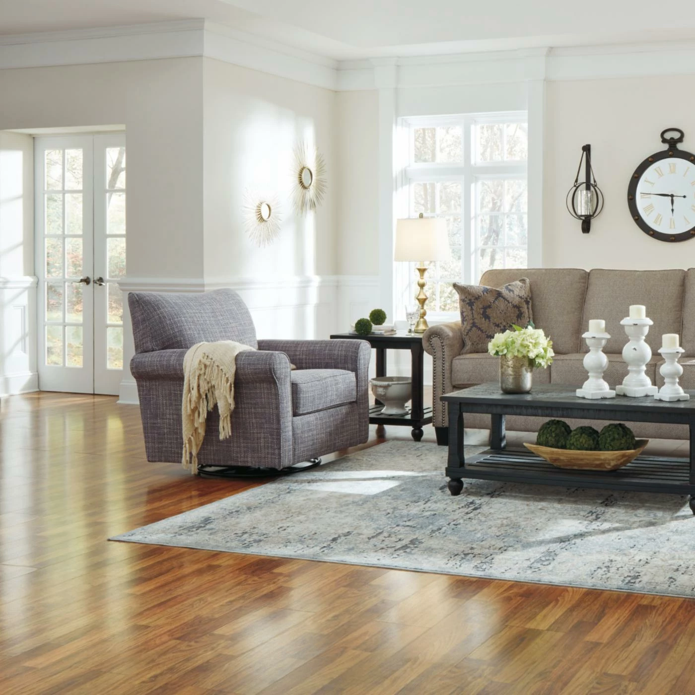 Wholesale π Arm Chairs Signature Design By Ashley Renley Swivel Glider Accent Chair π - Image 7