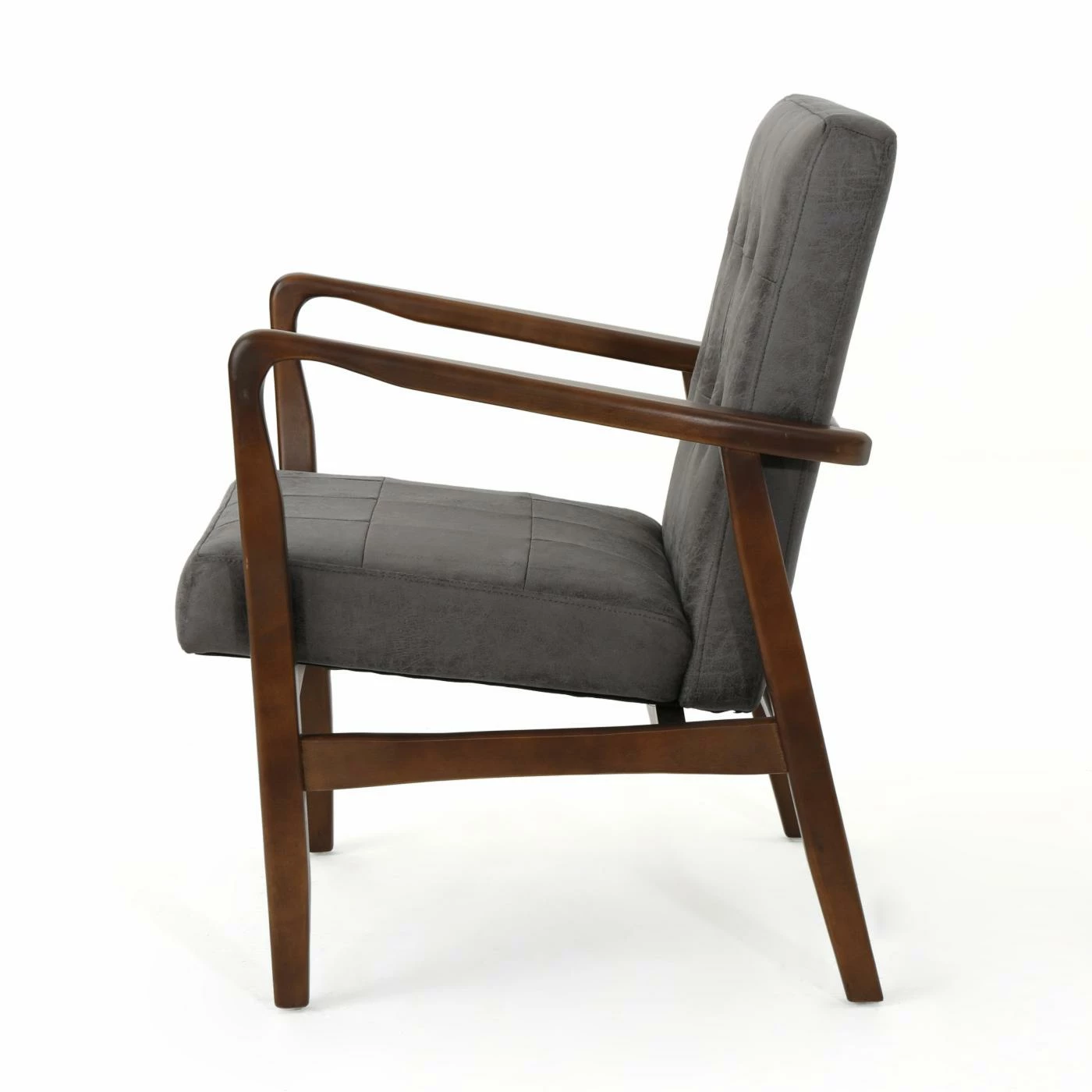 Hot Sale ๐ Arm Chairs HN Home Adams Mid-Century Modern Tufted Microfiber Club Chair ๐ฅฐ - Image 6