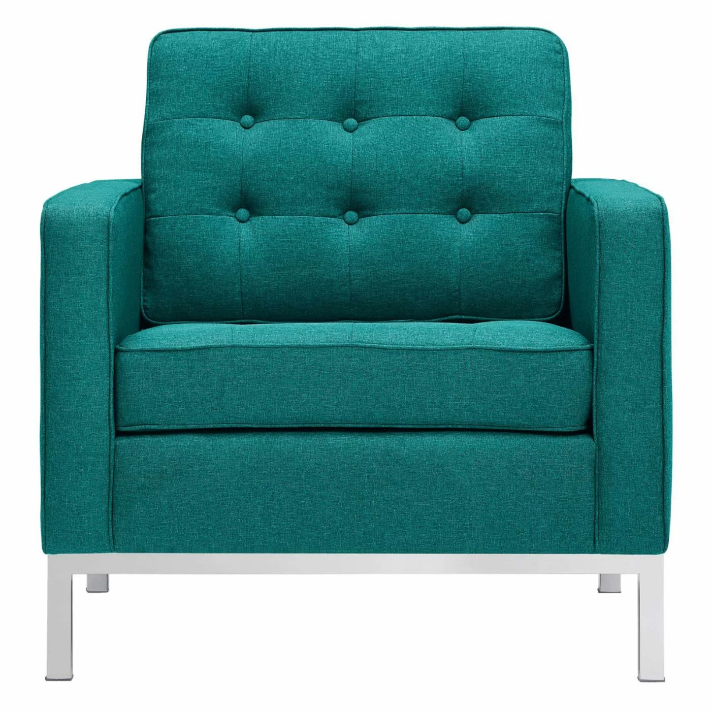 Brand new โ๏ธ Modway Loft Upholstered Fabric Arm Chairs - Set Of 2 ๐ฏ - Image 7