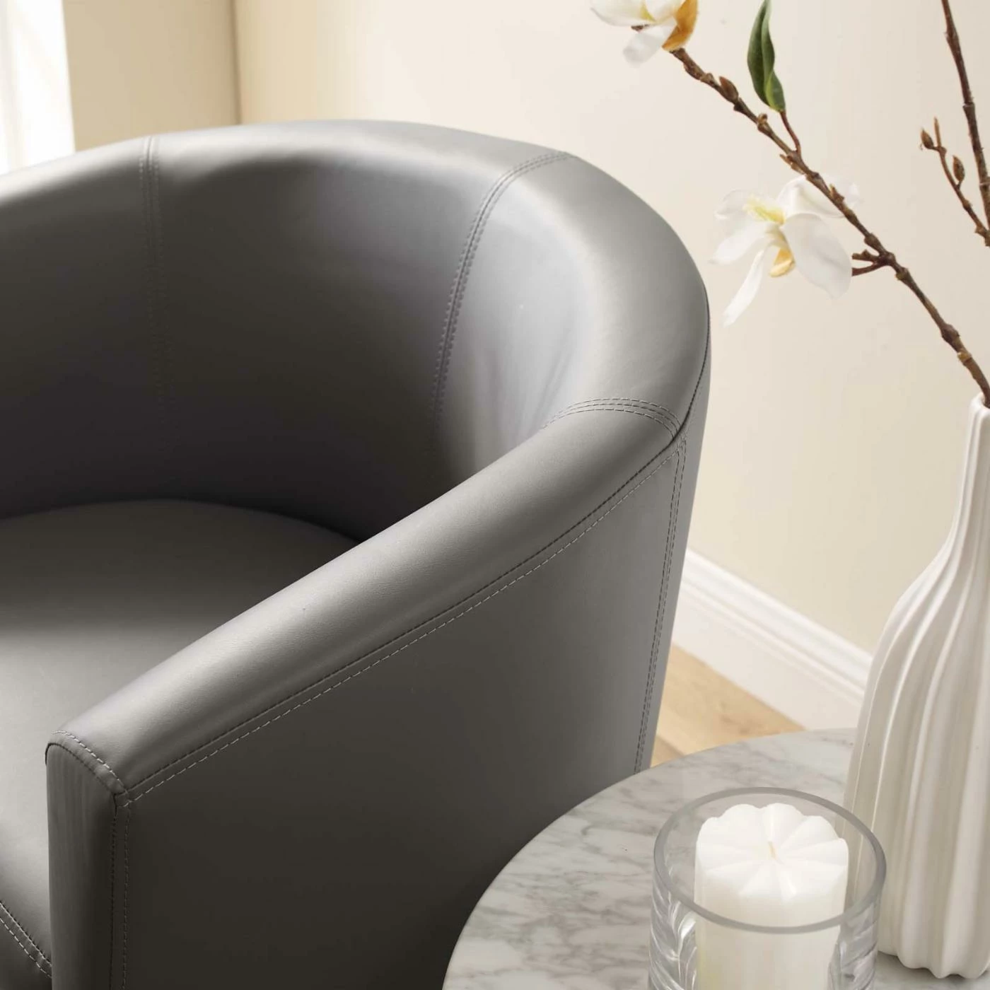 Deals ๐ Barrel Chairs Modway Divulge Armchair And Ottoman ๐ - Image 7