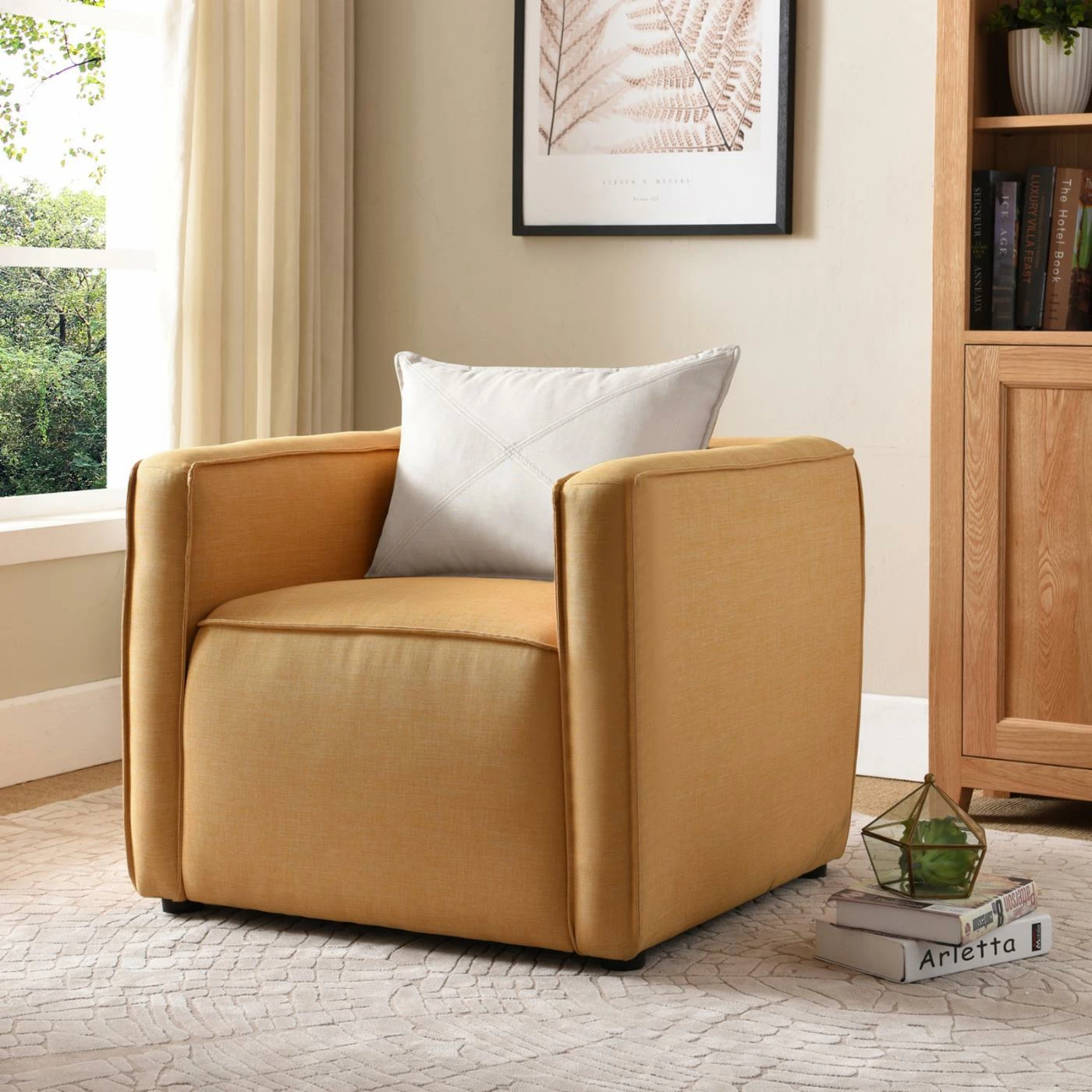 Outlet ๐ Arm Chairs HN Home Robins Modern Farmhouse Accent Chair ๐ - Image 6