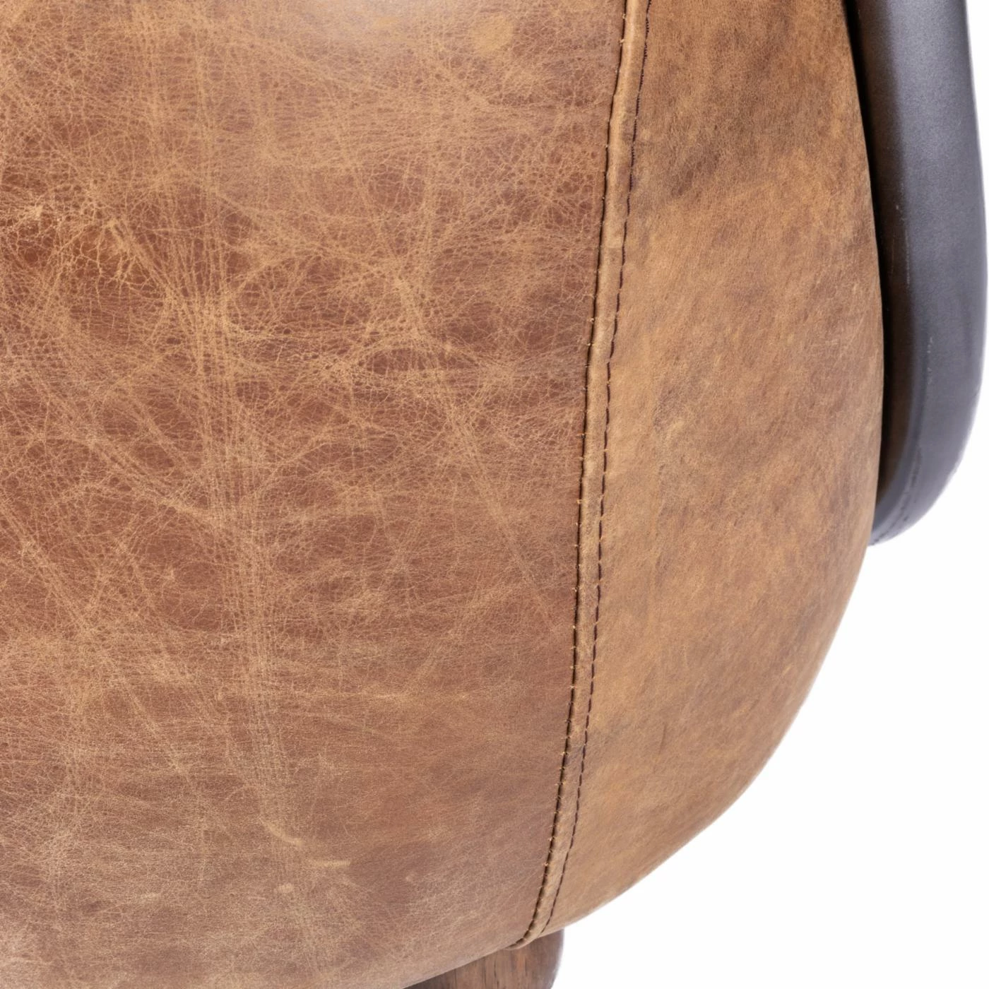 Coupon ๐ Moes Home Collection Arm Chairs Moe's Home Collection Carlisle Leather Arm Chair - Light Brown ๐ - Image 7