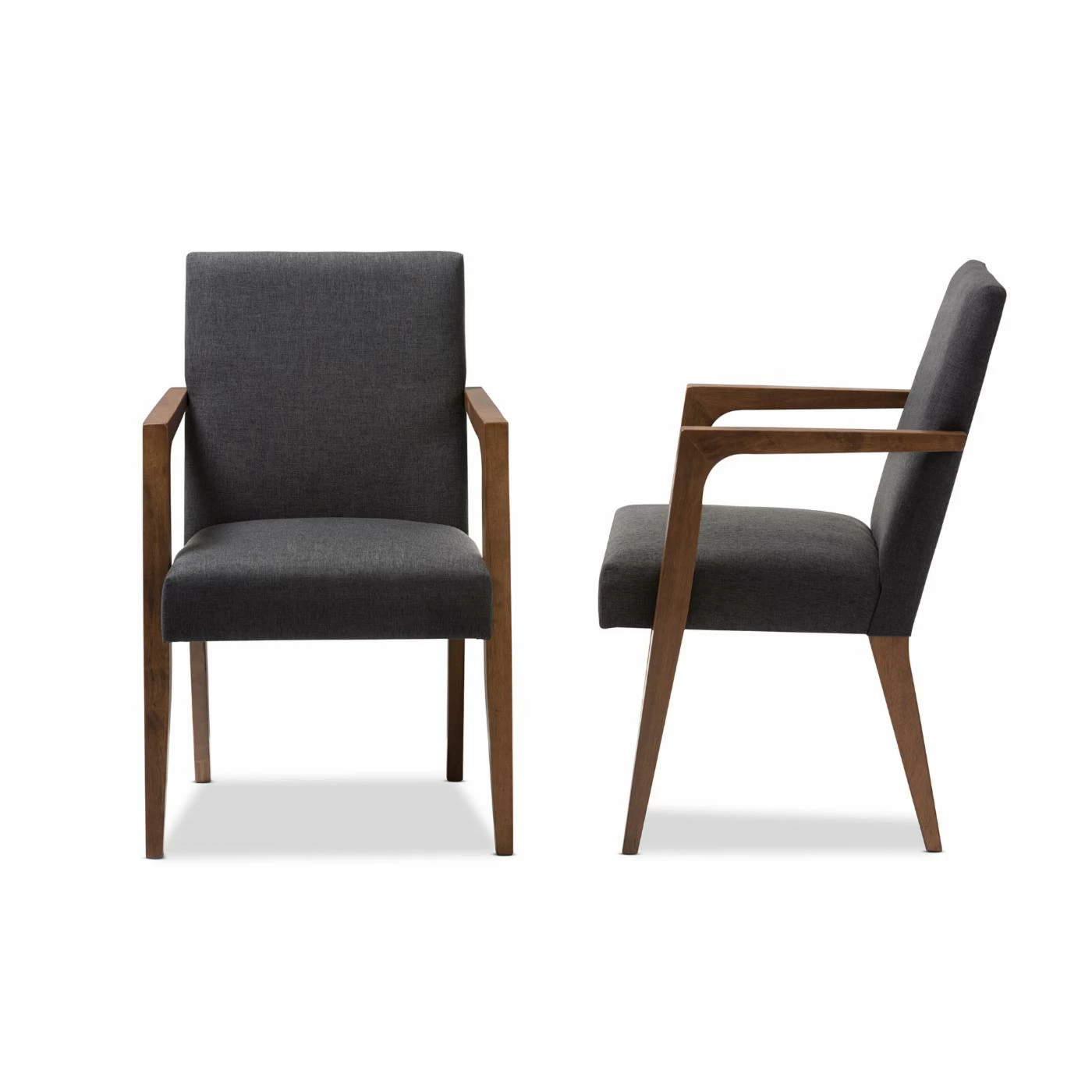 Flash Sale ๐ Arm Chairs HN Home Bassetti Mid-Century Modern Upholstered Wooden Armchair - Set Of 2 โญ - Image 7
