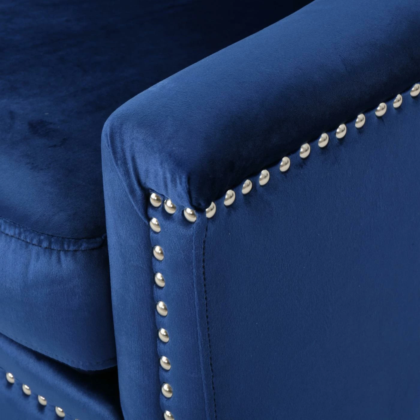 Budget βοΈ Best Selling Home Arm Chairs Jaclyn Velvet Tufted Club Chair π - Image 7