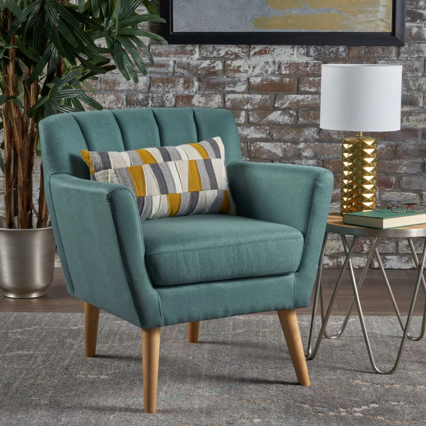 Deals ๐ Best Selling Home Arm Chairs Lewisville Merel Mid Century Modern Club Chair ๐ - Image 8