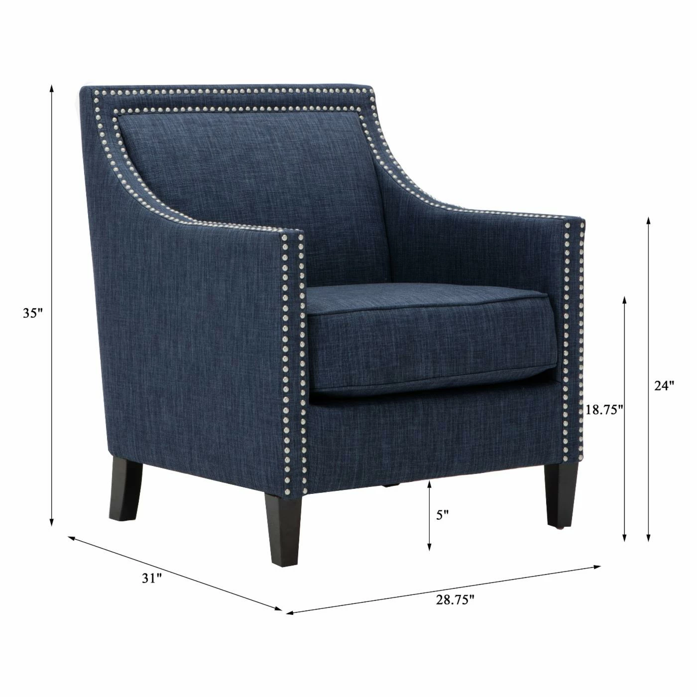 Flash Sale ⭐ Arm Chairs Comfort Pointe Taslo Accent Chair ✨ - Image 8