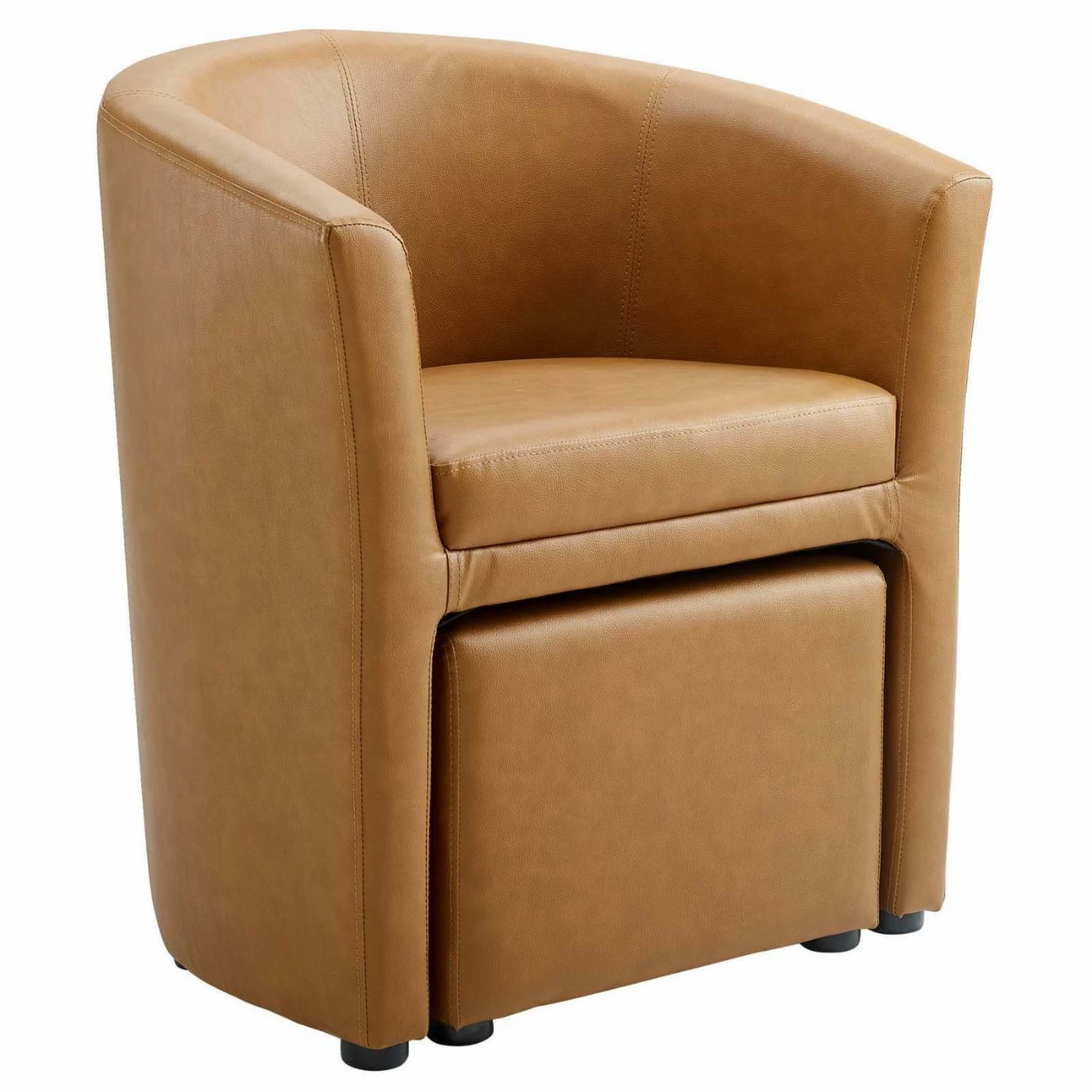 Deals ๐ Barrel Chairs Modway Divulge Armchair And Ottoman ๐ - Image 8