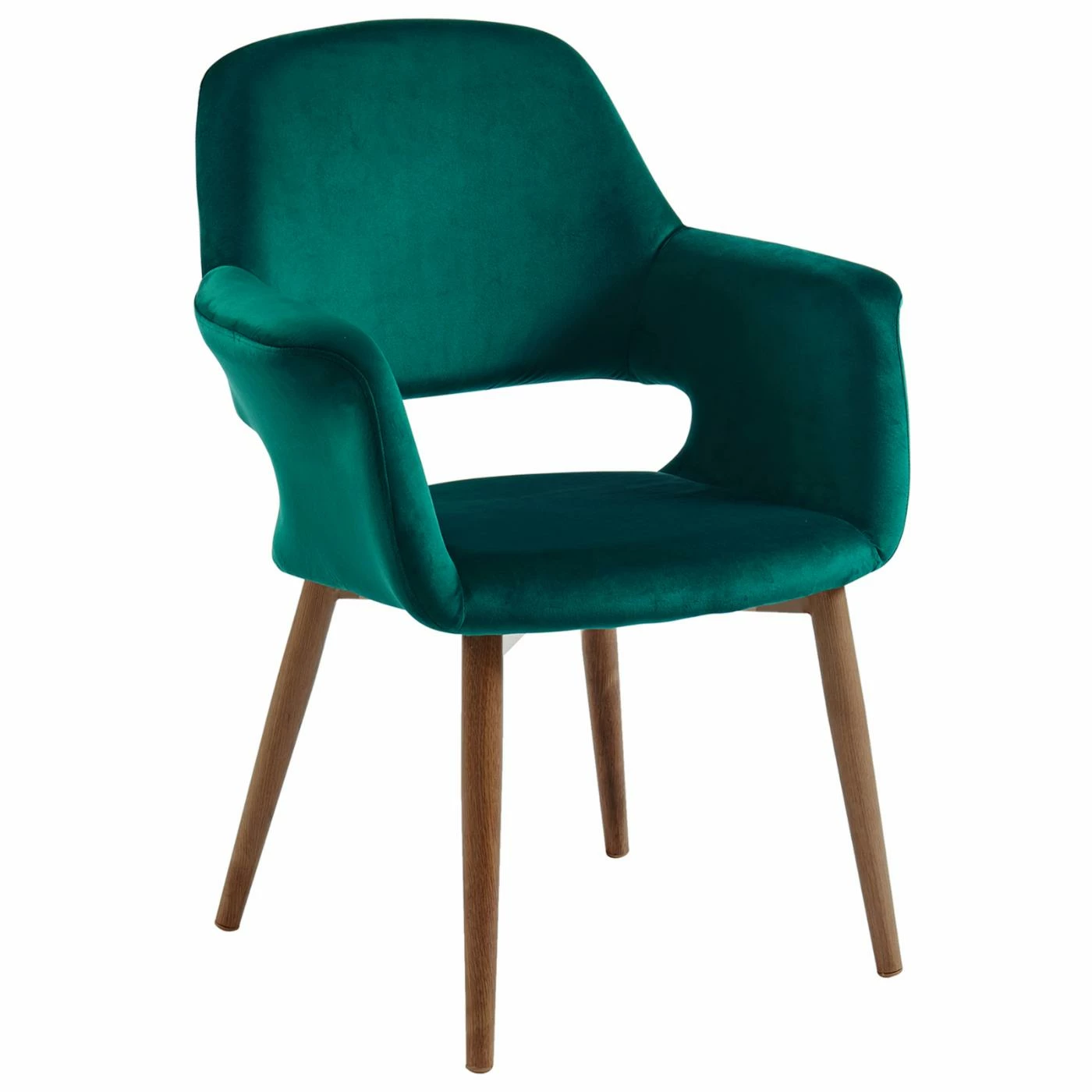 Buy ๐คฉ Arm Chairs WHI Velvet Accent Chair ๐ - Image 8