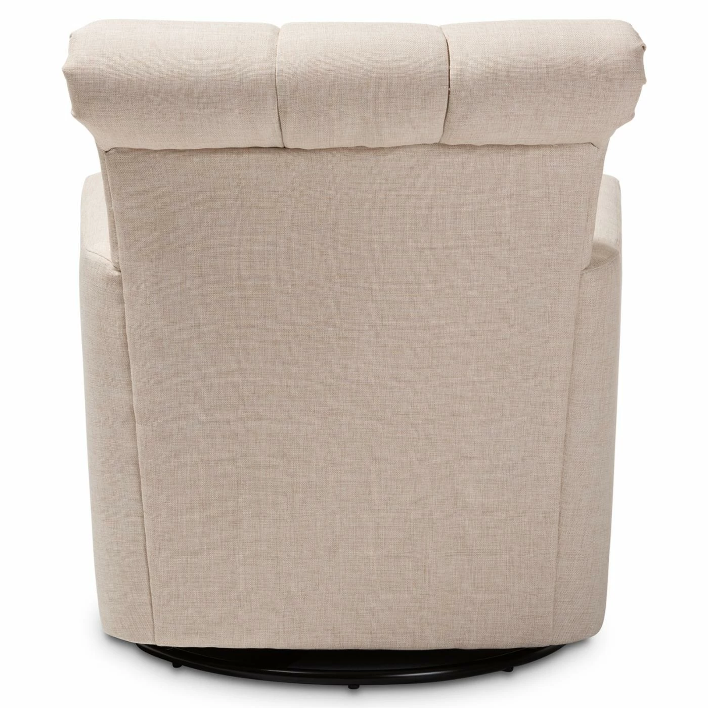 Best deal ๐ Arm Chairs Baxton Studio Rayner Upholstered Swivel Arm Chair ๐ - Image 8