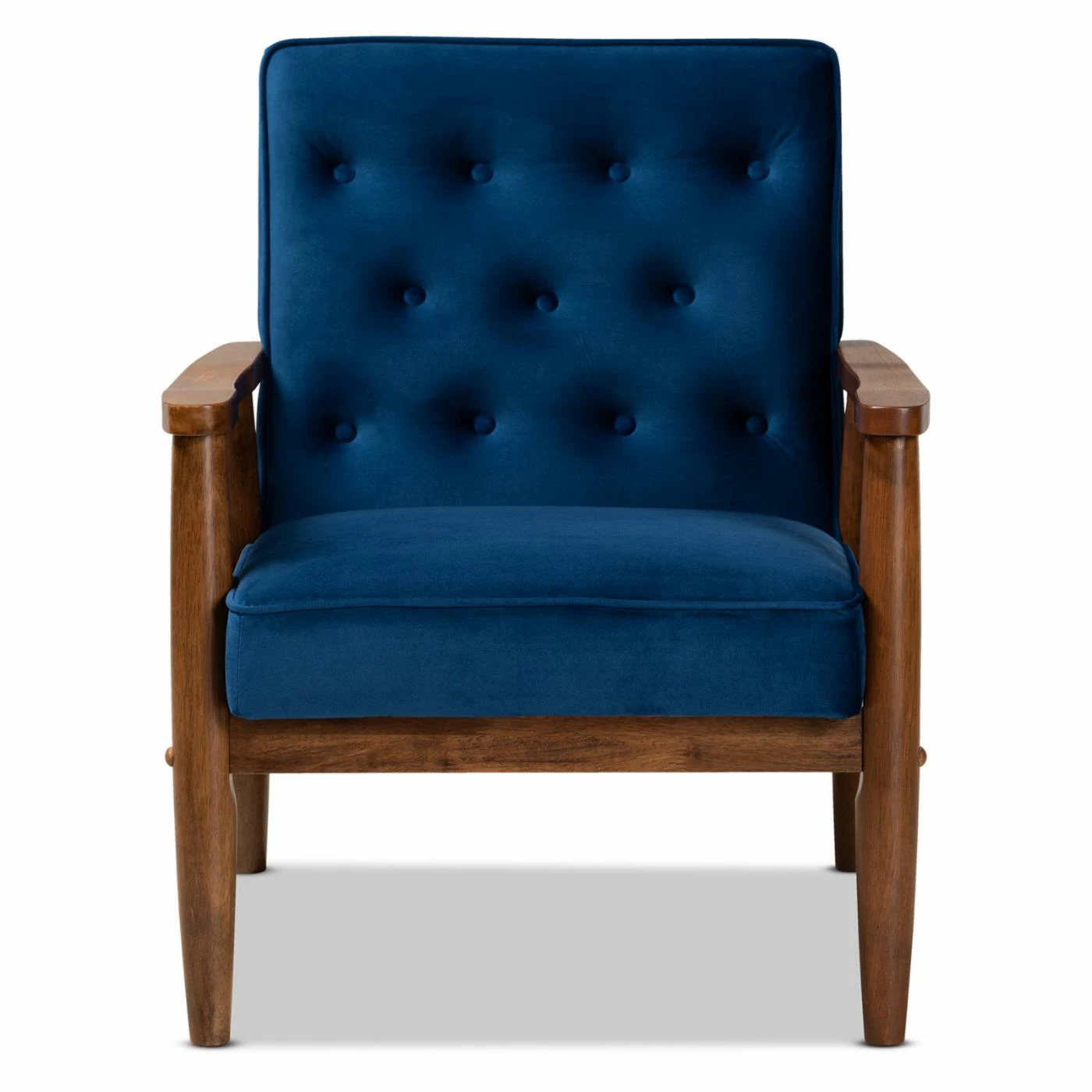 Top 10 ๐ Arm Chairs Baxton Studio Sorrento Velvet Tufted Lounge Chair ๐ - Image 8