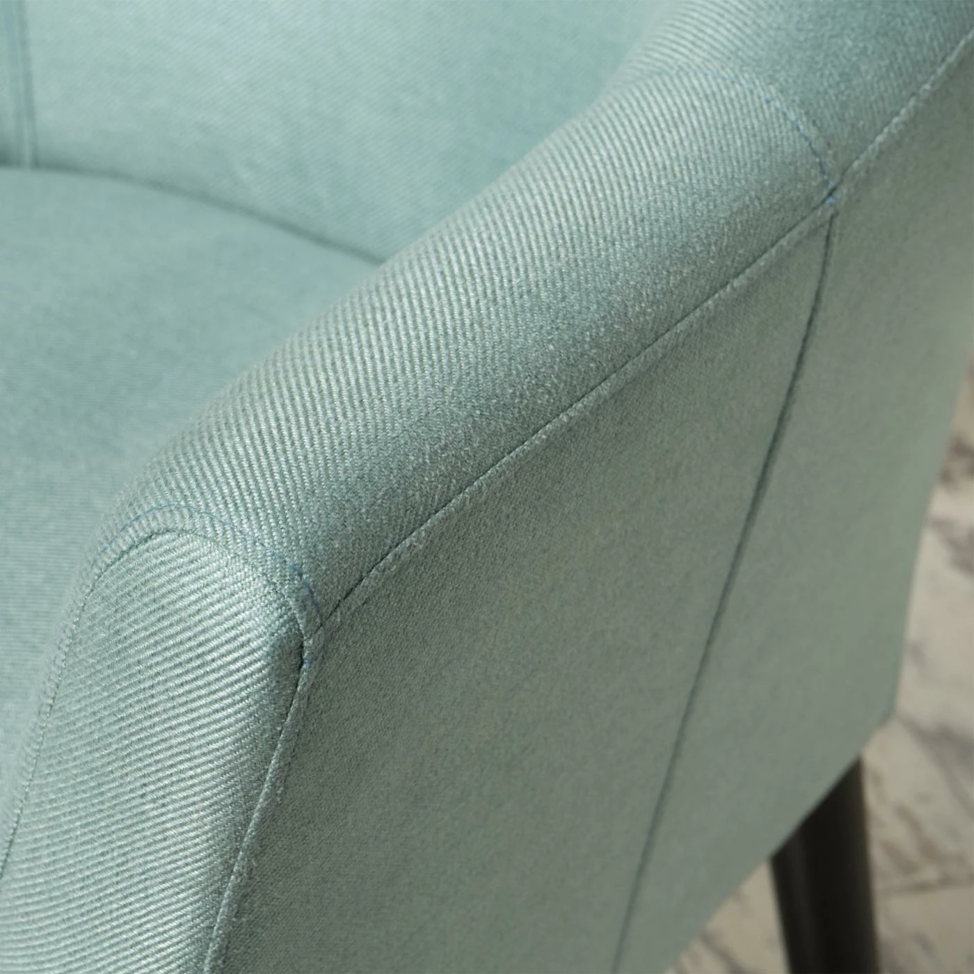 Best Pirce ๐ Best Selling Home Barrel Chairs Jeanette Fabric Arm Chair ๐ - Image 9