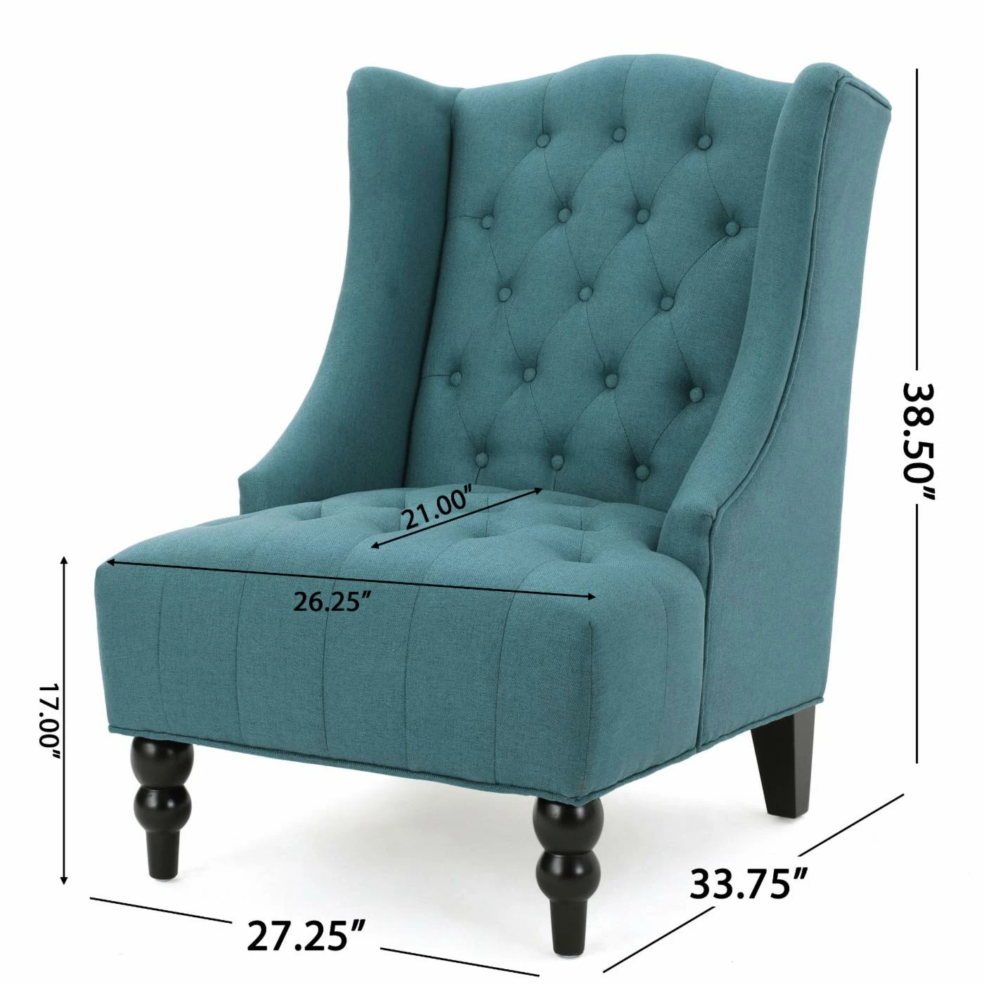 Hot Sale ๐ Best Selling Home Wingback Chairs Rotherham Fabric Club Chair ๐ฅฐ - Image 9