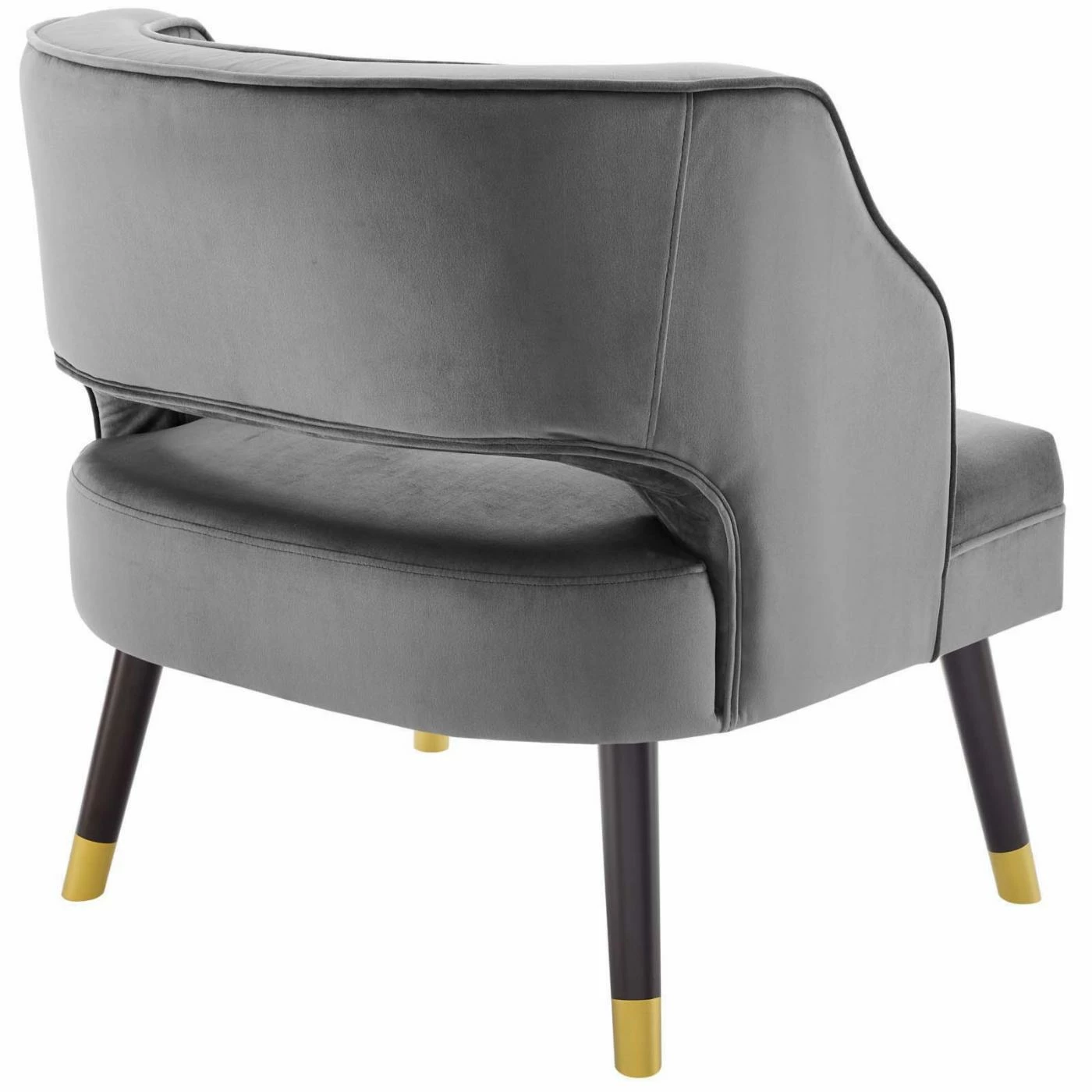Best Sale โ๏ธ Armless Chairs Modway Traipse Tufted Open Back Performance Velvet Armchair ๐ - Image 9