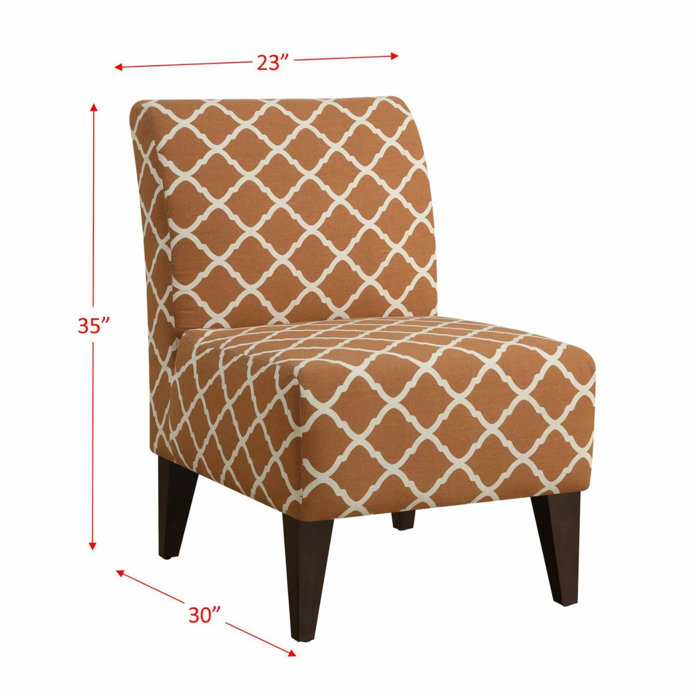 Flash Sale ๐ Picket House Furnishings Armless Chairs Picket House North Geometric Accent Slipper Chair ๐คฉ - Image 9