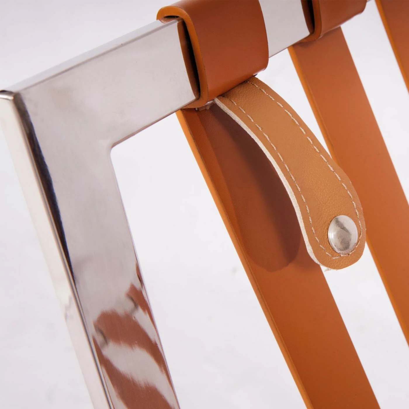 Best deal ๐ Armless Chairs LeisureMod Bellefonte Pavilion Leather Chair And Ottoman ๐ - Image 9