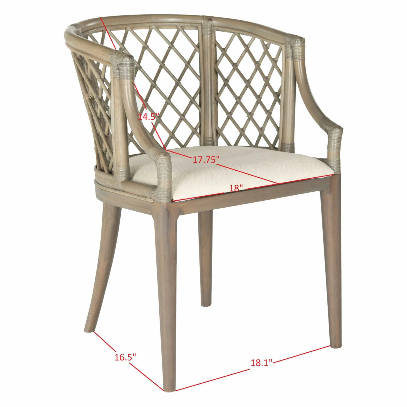 Hot Sale π₯° Barrel Chairs Safavieh Carlotta Arm Chair π - Image 5