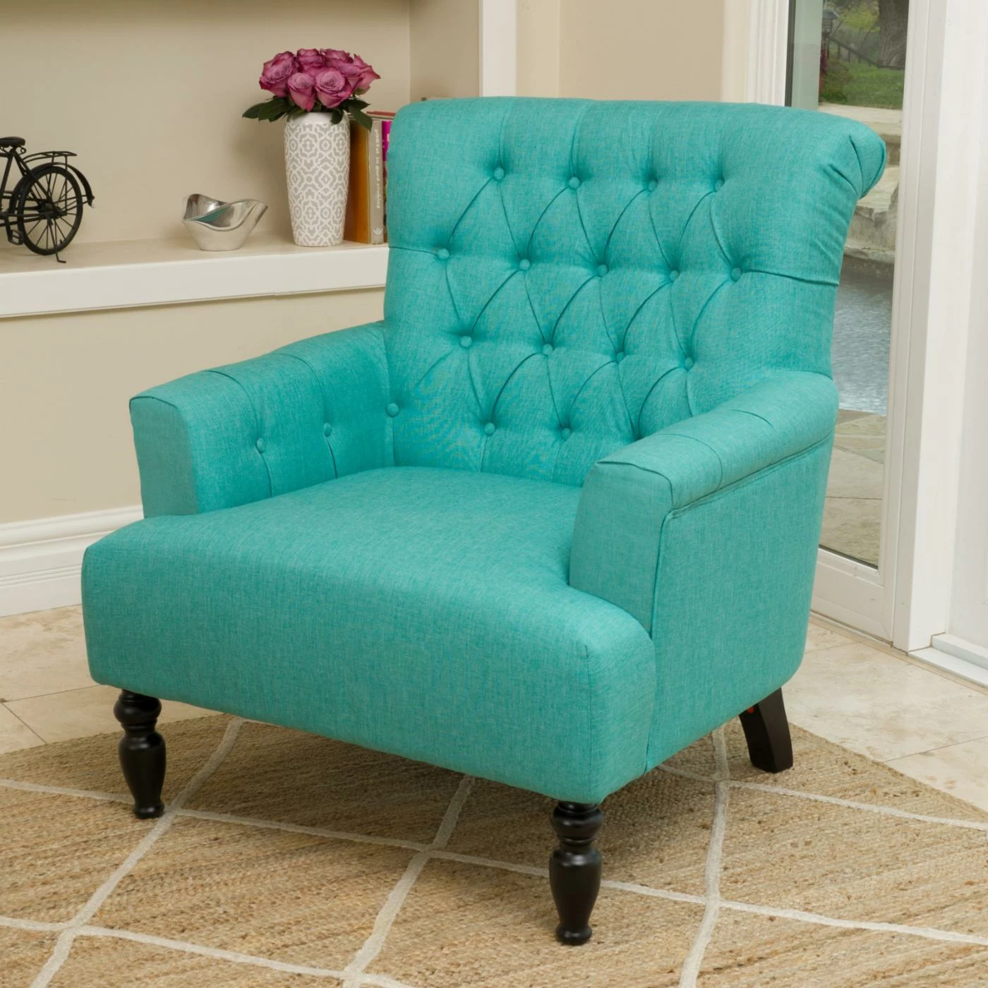 Buy ๐คฉ Best Selling Home Arm Chairs Shauna Tufted Club Chair ๐ - Image 10