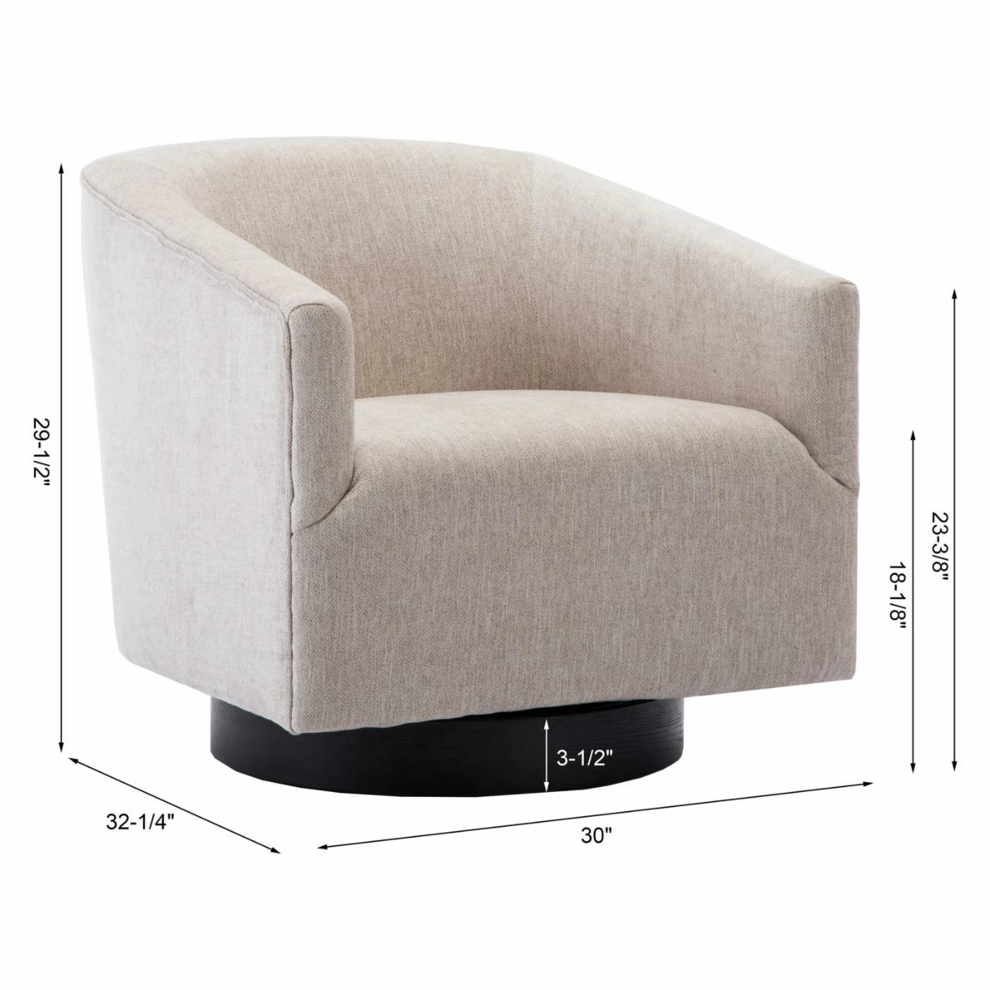 Flash Sale ๐ Club Chairs Comfort Pointe Geneva Swivel Arm Chair ๐ - Image 10