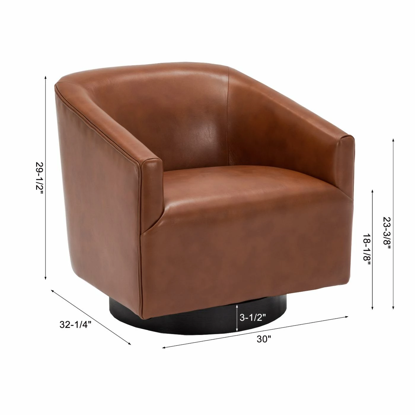 Brand new ๐คฉ Barrel Chairs Comfort Pointe Geneva Swivel Accent Chair โญ - Image 10