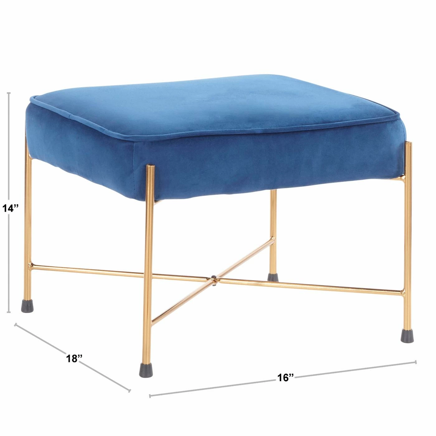 Buy π― Arm Chairs LumiSource Izzy Industrial Faux Leather Lounge Chair With Ottoman π― - Image 10