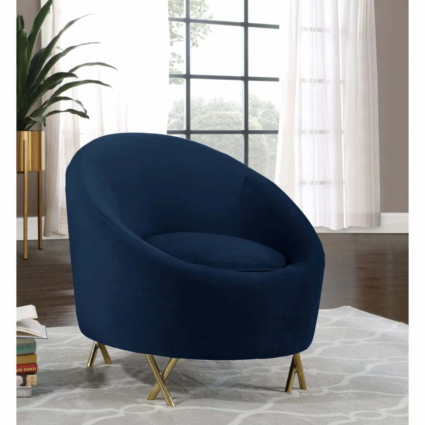 Cheapest ๐ฅ Barrel Chairs Meridian Furniture Inc Serpentine Upholstered Barrel Chair ๐งจ - Image 10