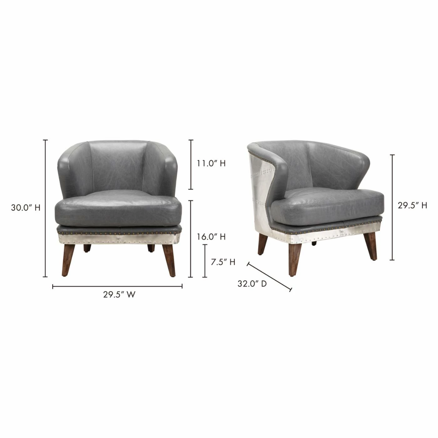Deals β€οΈ Barrel Chairs Moes Home Collection Cambridge Club Chair β¨ - Image 4