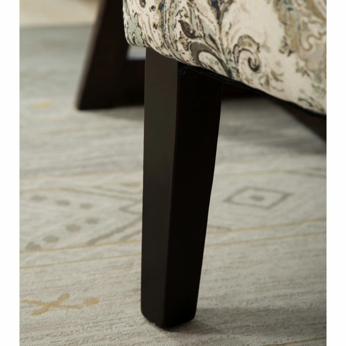 Cheapest โ Armless Chairs Roundhill Furniture Capa Paisley Print Fabric Armless Contemporary Accent Chair ๐ฅฐ - Image 10