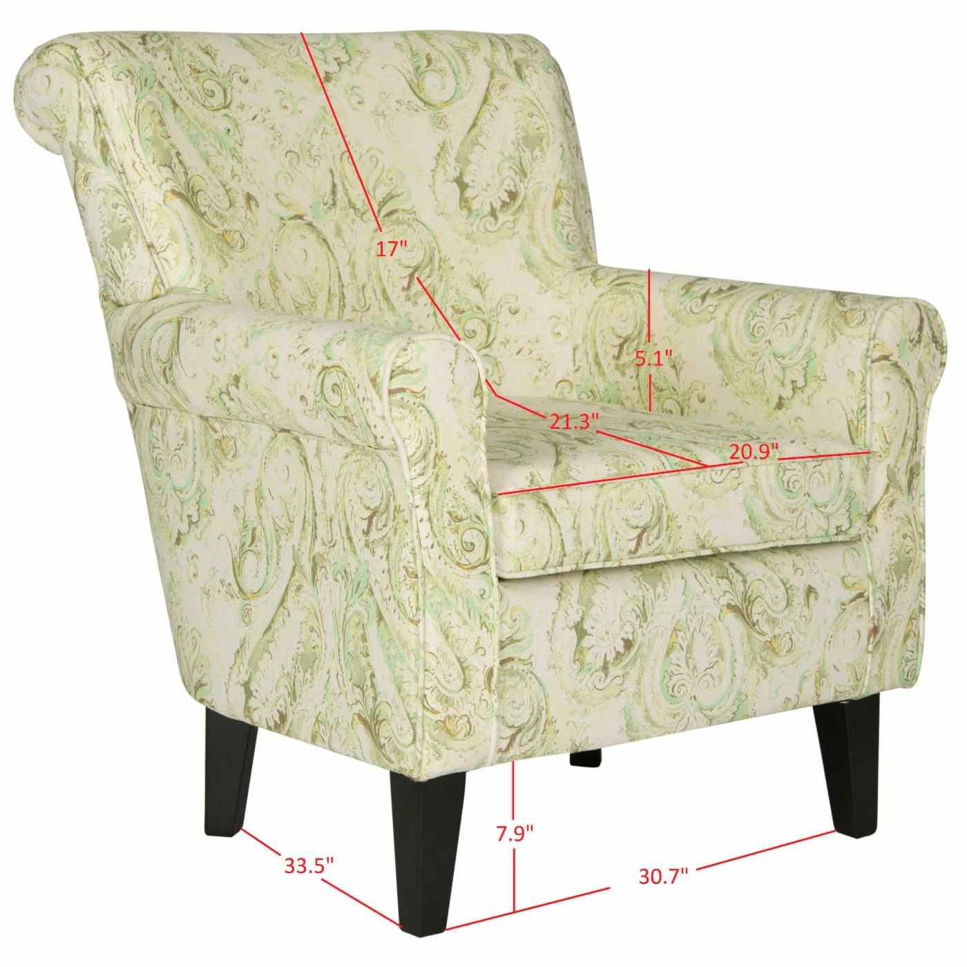 Deals โญ Arm Chairs Safavieh Hazina Club Chair ๐ฅ - Image 10