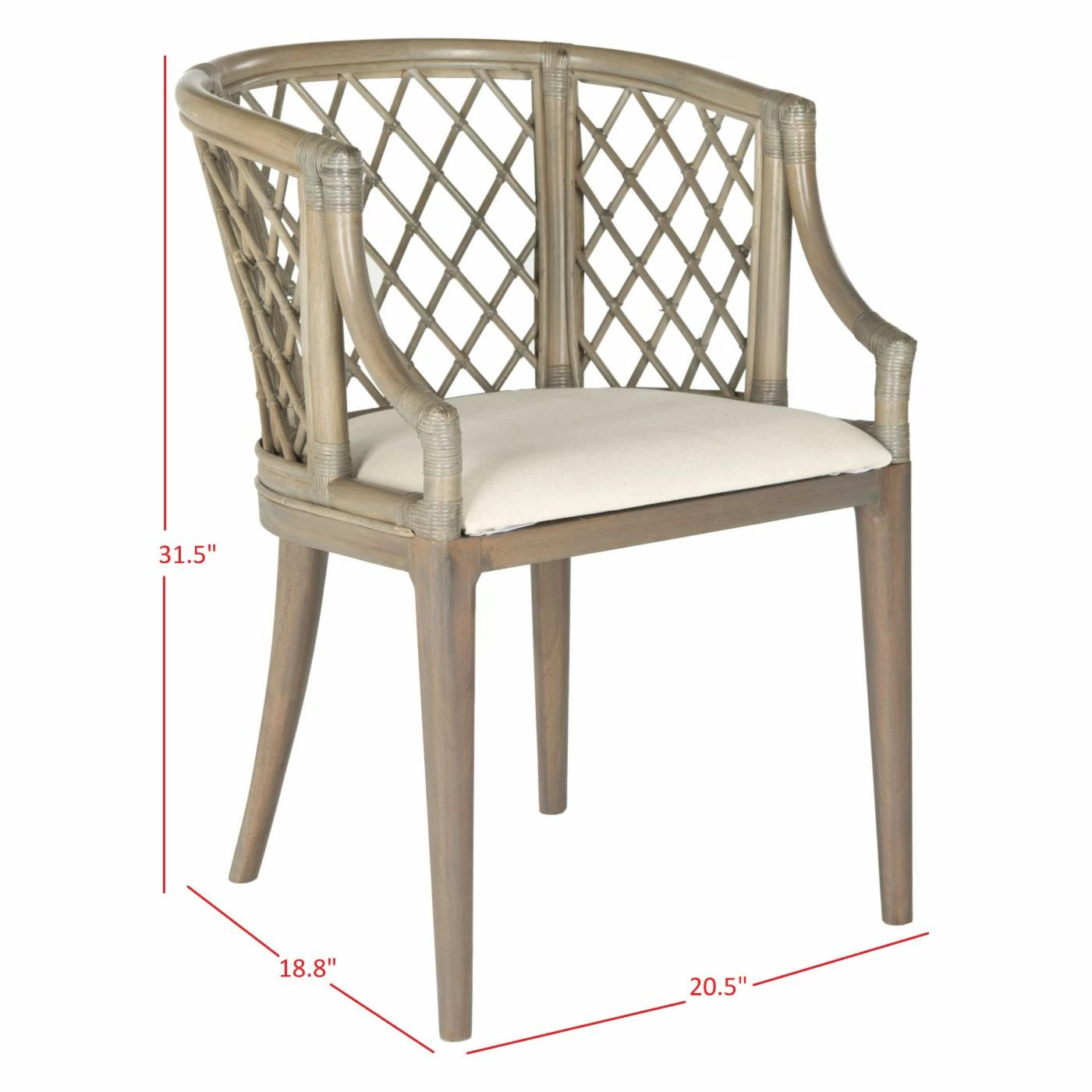 Hot Sale π₯° Barrel Chairs Safavieh Carlotta Arm Chair π - Image 6