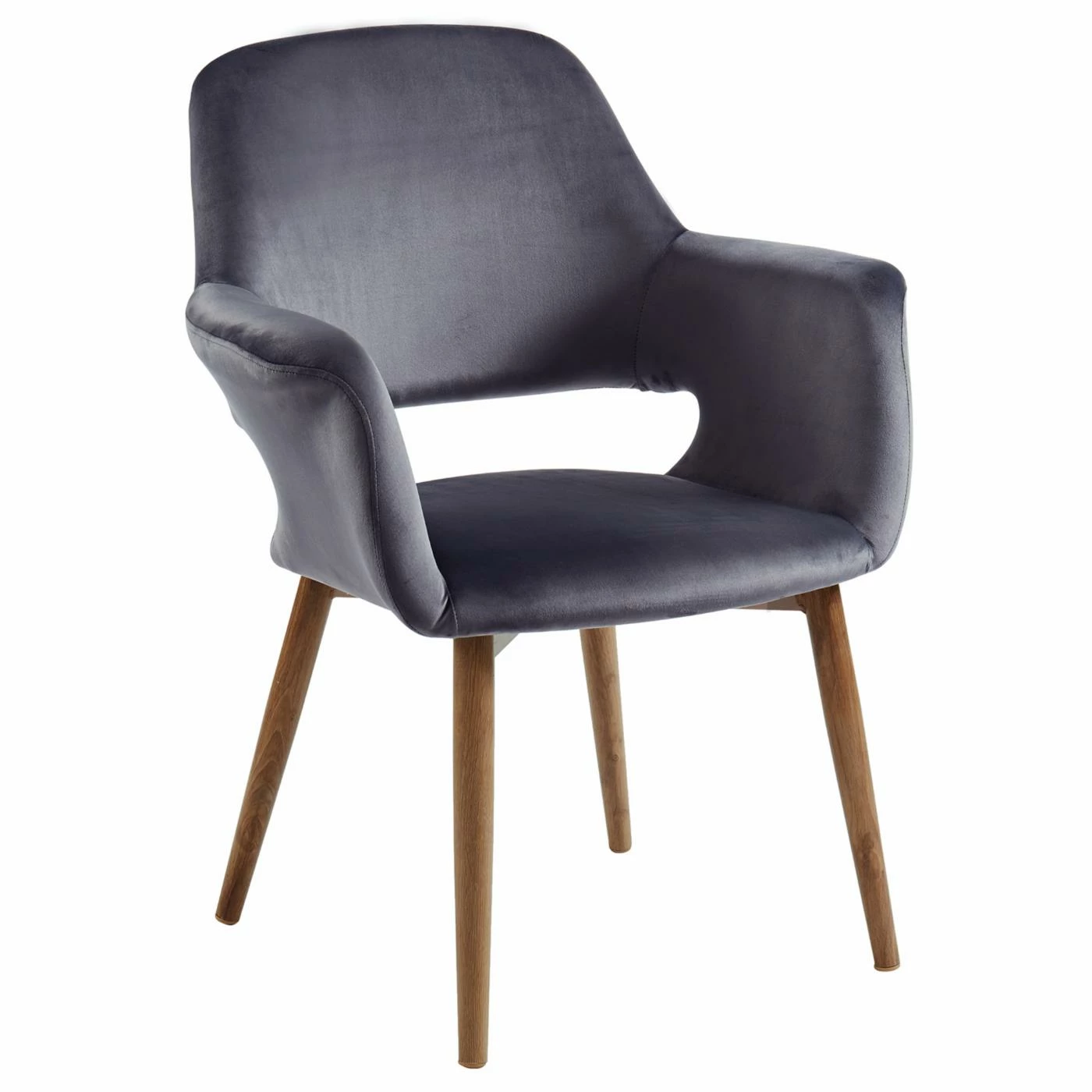 Buy ๐คฉ Arm Chairs WHI Velvet Accent Chair ๐ - Image 10