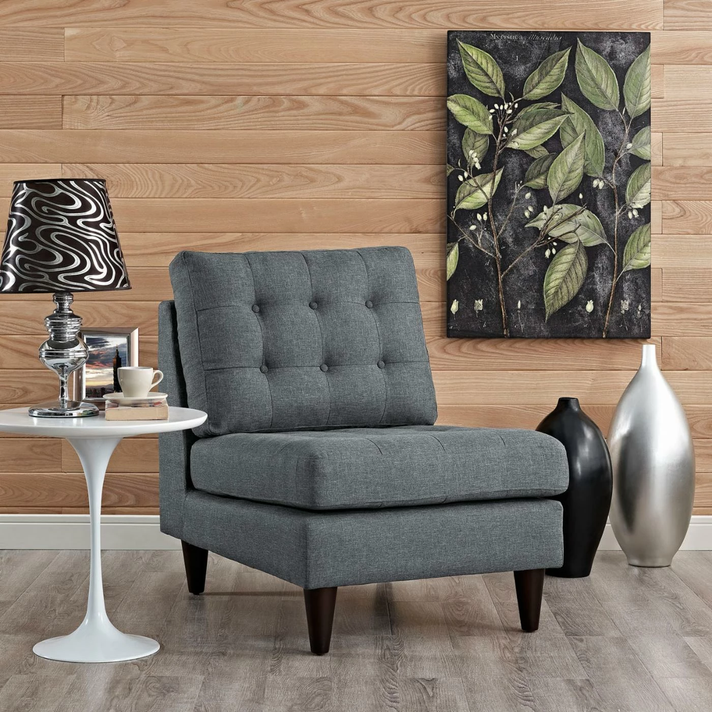 New โญ Armless Chairs Modway Empress Lounge Chair ๐ - Image 3