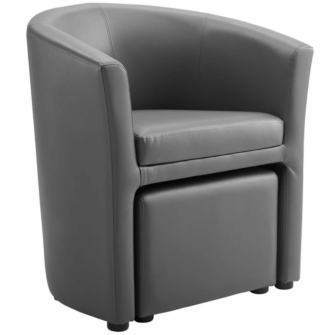 Deals ๐ Barrel Chairs Modway Divulge Armchair And Ottoman ๐ - Image 3