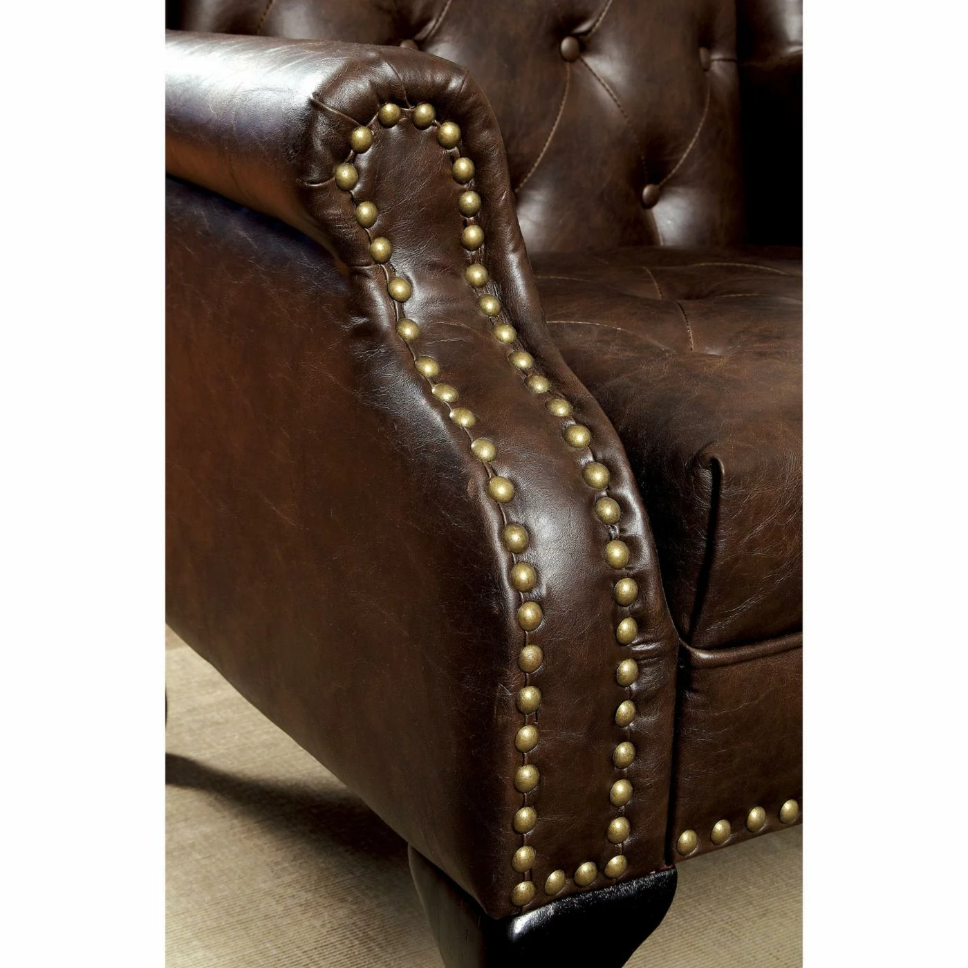 Cheapest ๐คฉ Wingback Chairs Furniture Of America Vaughan Wing Chair โ - Image 3